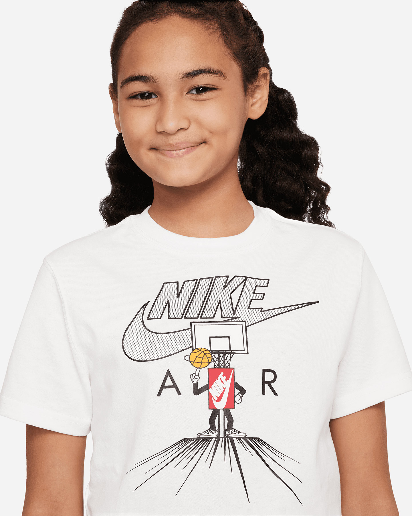 T-shirt NIKE COMIC JR - Bianco - 3 | Cisalfa Sport