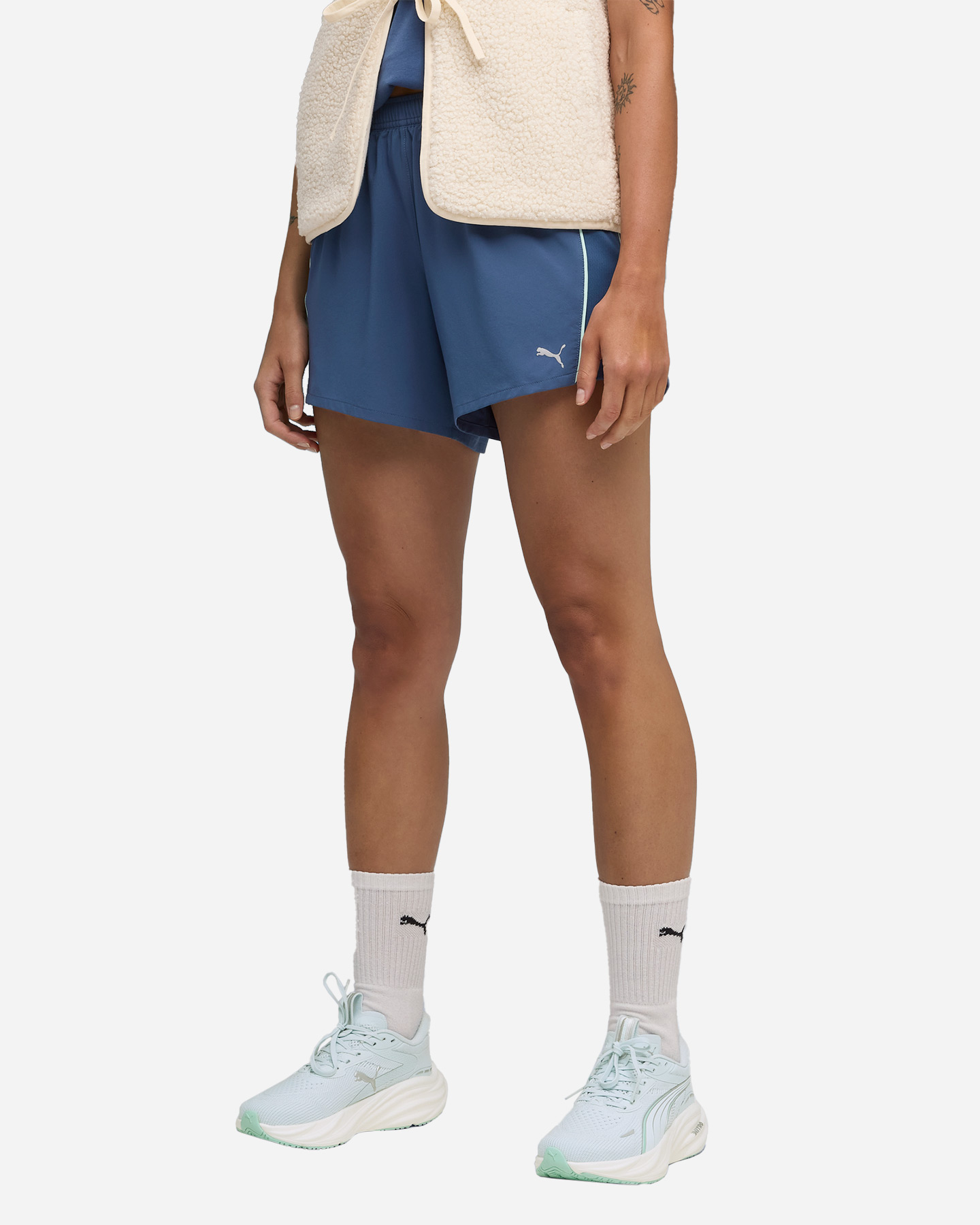Short running PUMA RUN VELOCITY 5 W - Azzurro - 2 | Cisalfa Sport
