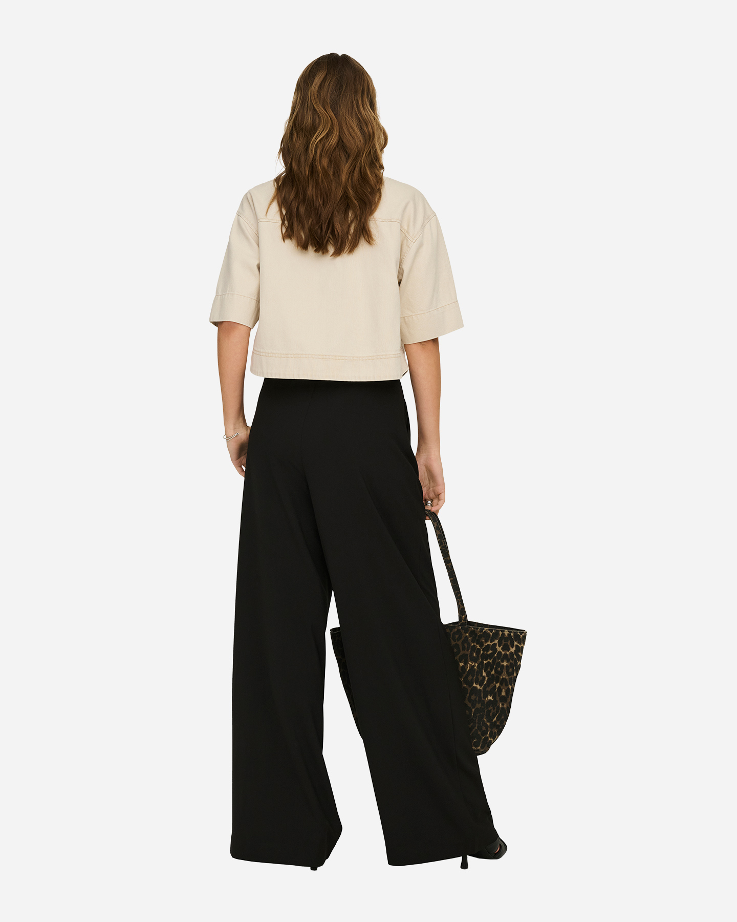 Camicia ONLY CLEO MAISA CROP W - Beige - 2 | Cisalfa Sport