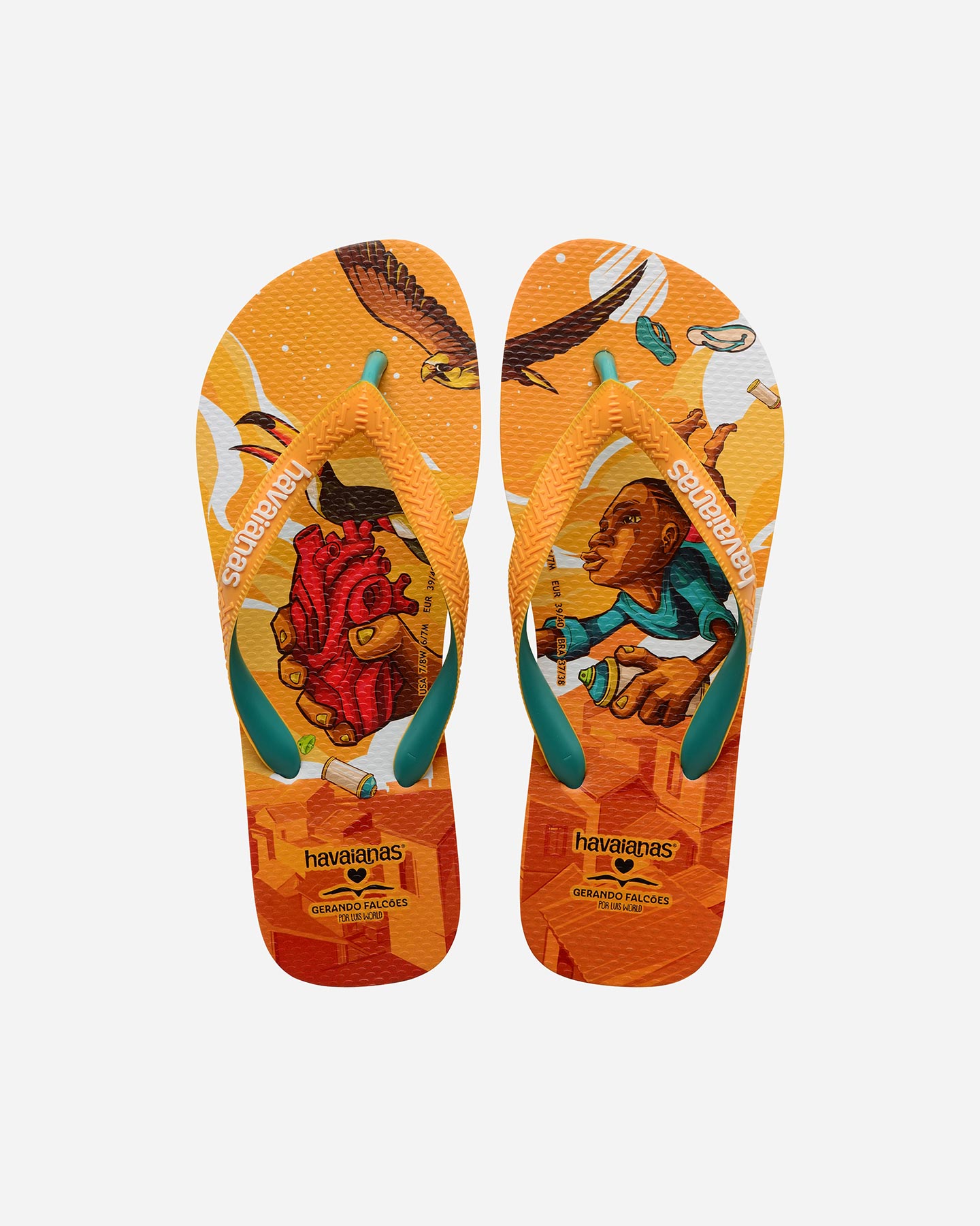 Infradito HAVAIANAS GERANDO FALCOES M - Arancione - 0 | Cisalfa Sport
