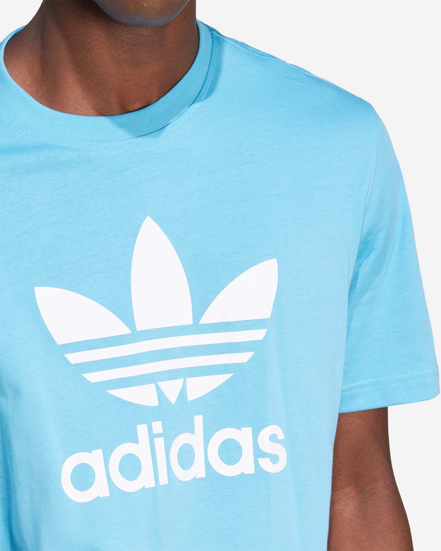 T-shirt ADIDAS TREFOIL M - Azzurro - 5 | Cisalfa Sport