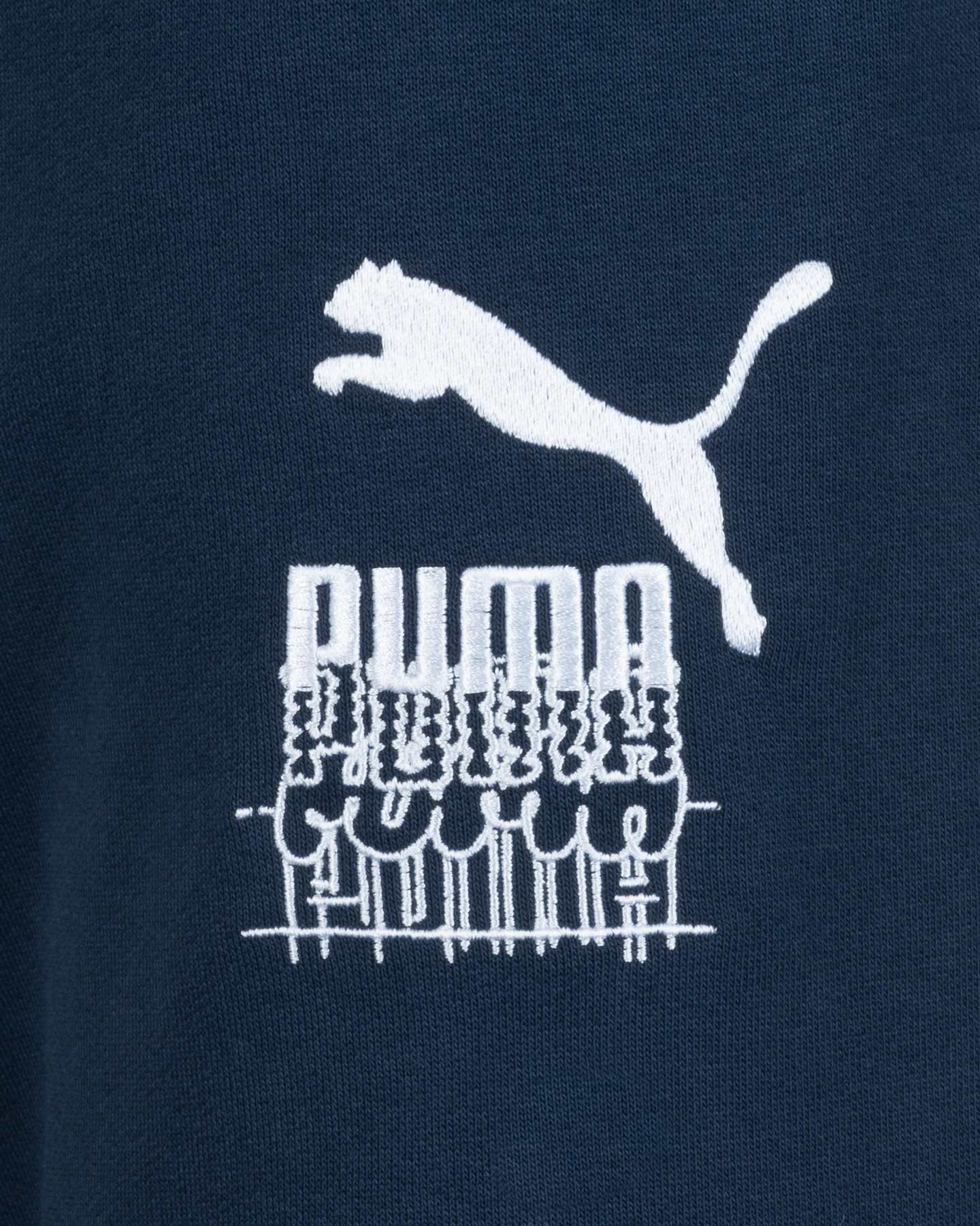 Pantalone PUMA BRAND LOVE M - Blu Navy - 2 | Cisalfa Sport