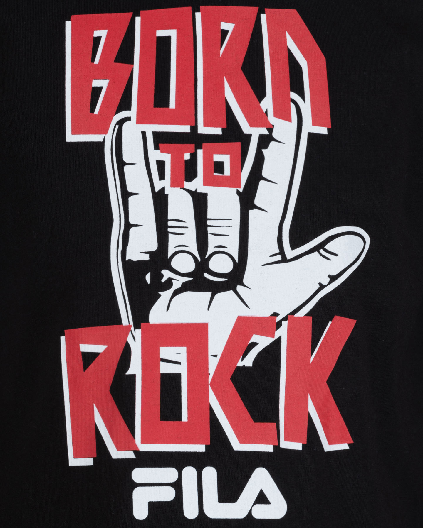 T-shirt FILA BORN TO ROCK COLLECTION JR - Nero - 2 | Cisalfa Sport