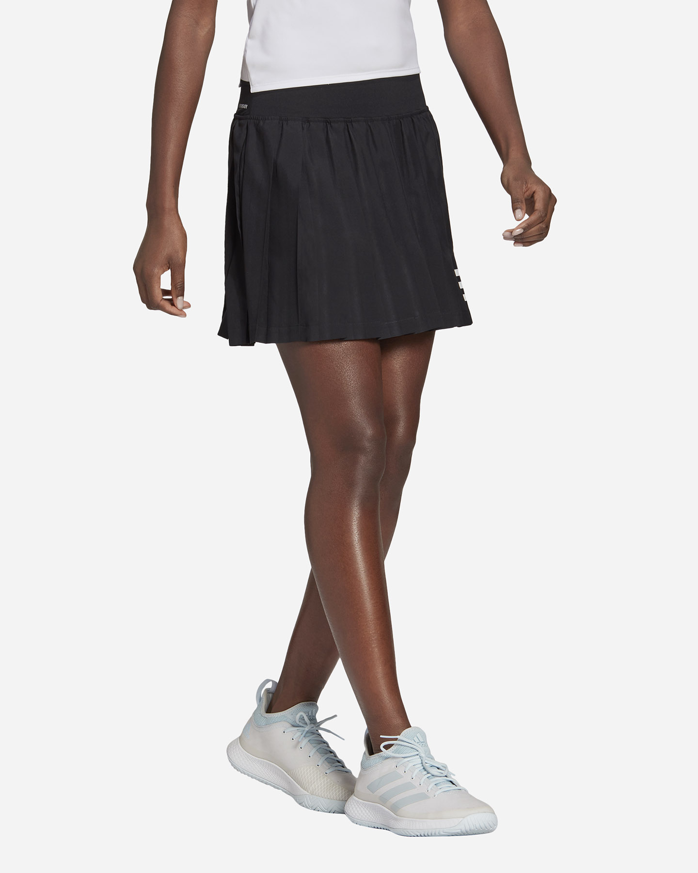 Bottom tennis ADIDAS CLUB PLEATED W - Nero - 3 | Cisalfa Sport