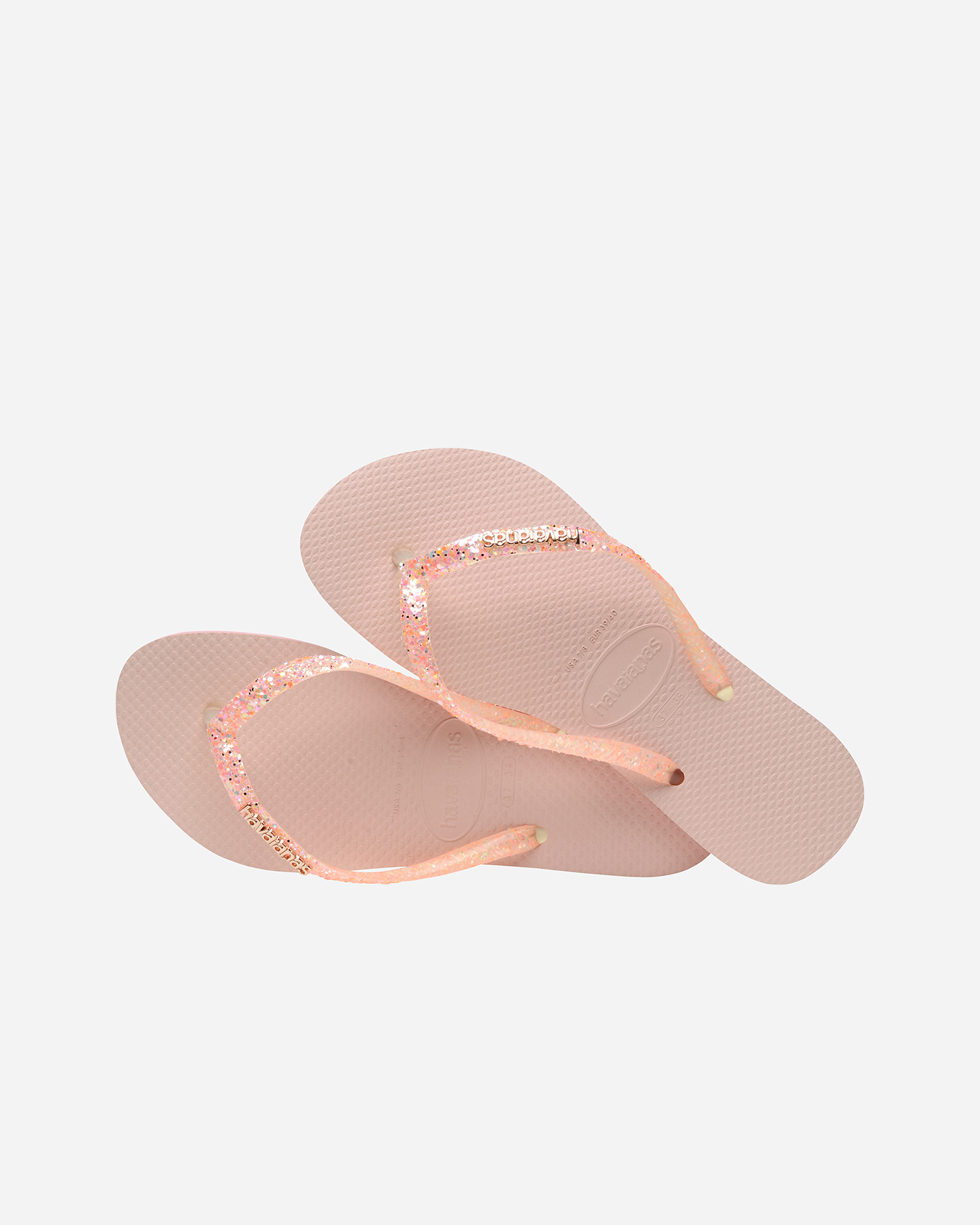 Infradito HAVAIANAS SLIM GLITTER FLOURISH W - Rosa - 1 | Cisalfa Sport