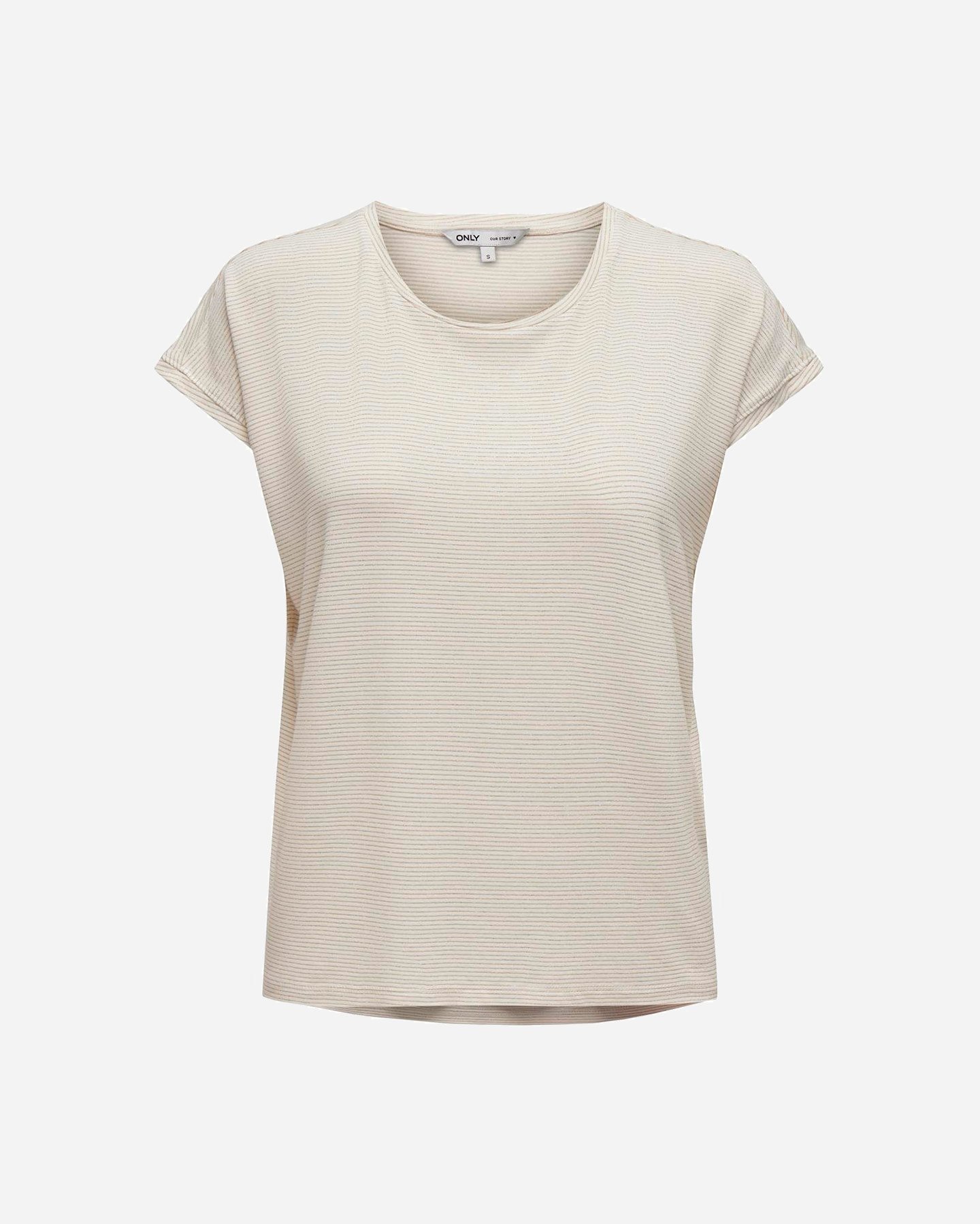 T-shirt ONLY CLAUDIA W - Grigio - 0 | Cisalfa Sport