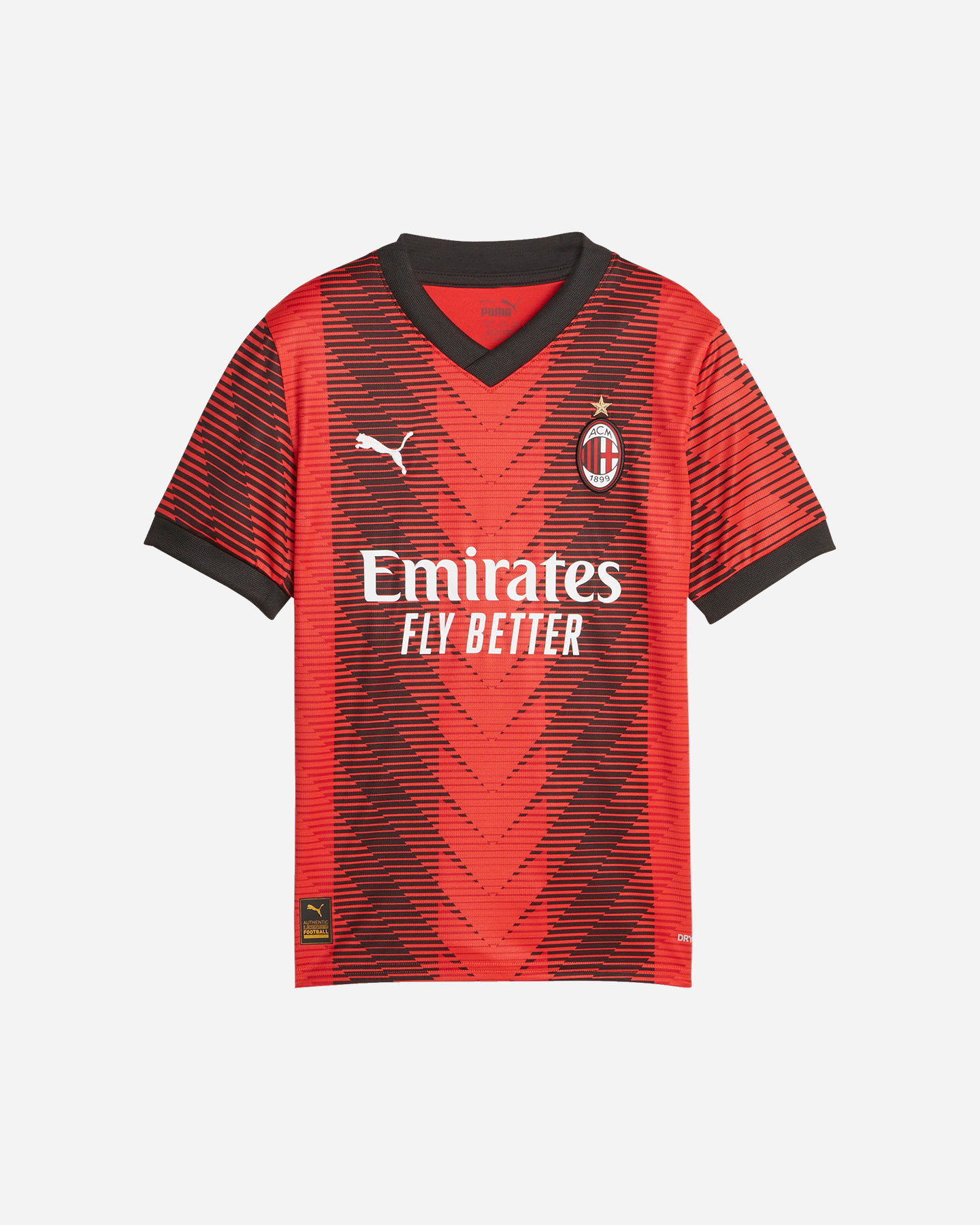 Maglia calcio ufficiale PUMA MILAN HOME 23-24 JR - Rosso - 0 | Cisalfa Sport