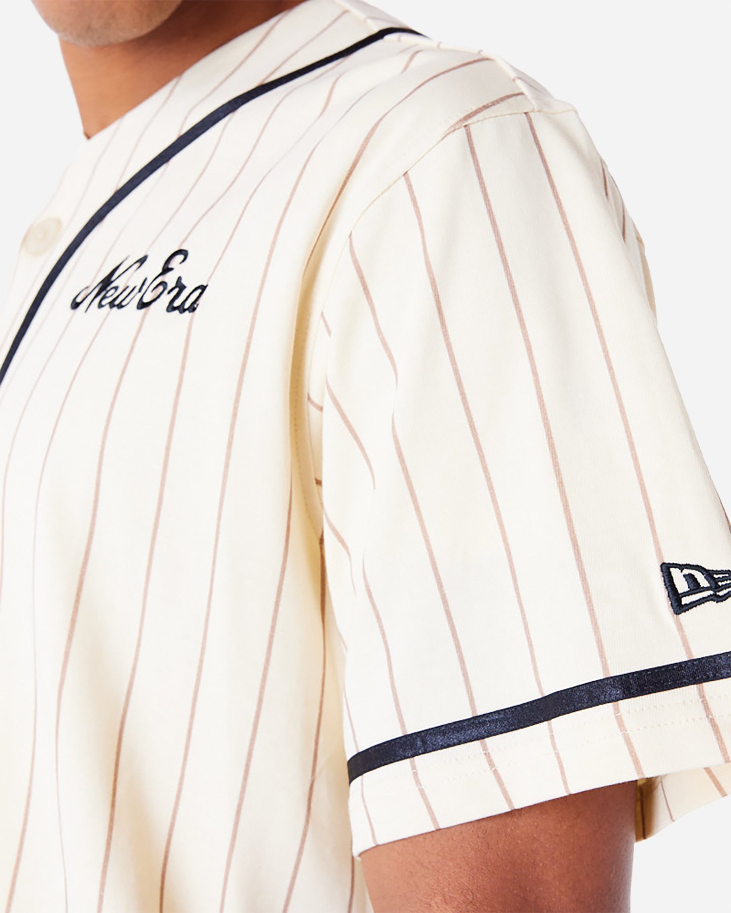 T-shirt NEW ERA BRAND PINSTRIPE M - Beige - 5 | Cisalfa Sport