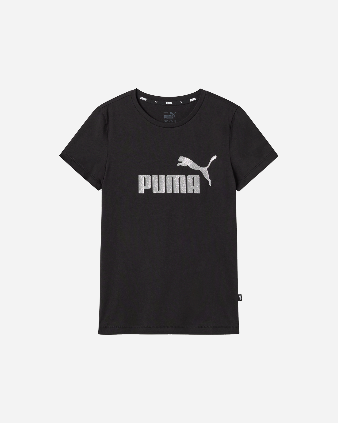 T-shirt PUMA ESSENTIAL METAL JR - Nero - 0 | Cisalfa Sport