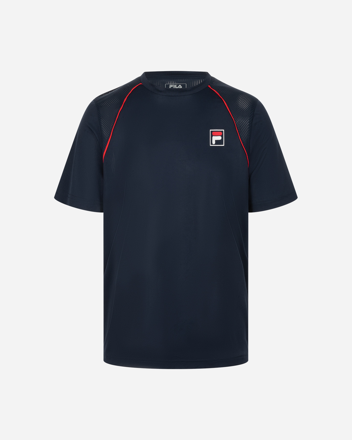 T-shirt tennis FILA COURT LINE M - Blu - 0 | Cisalfa Sport