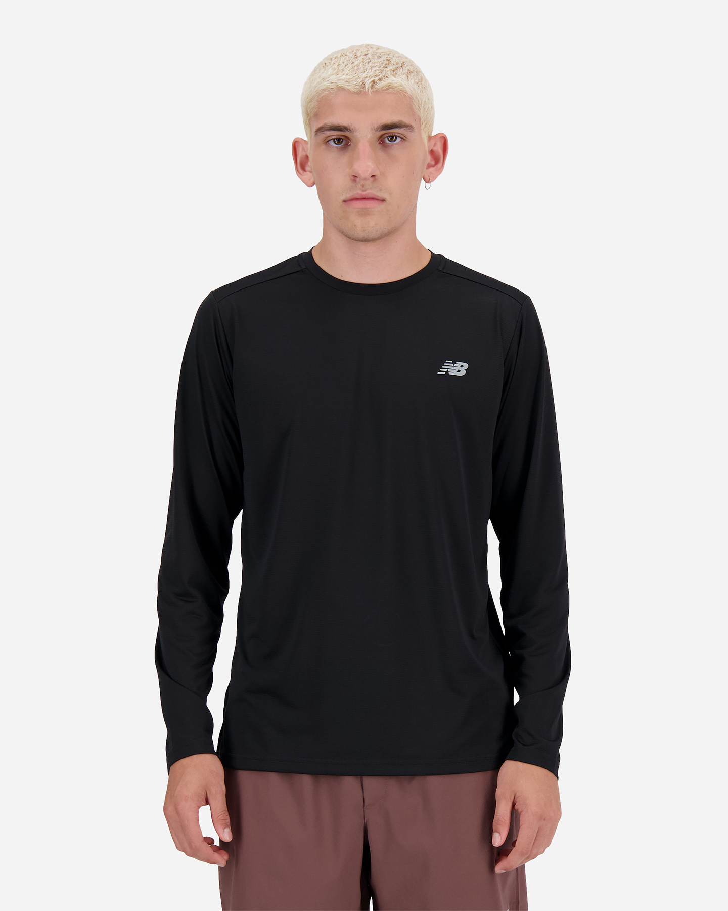 Maglia running NEW BALANCE SPORT ESSENTIAL LS M - Nero - 0 | Cisalfa Sport