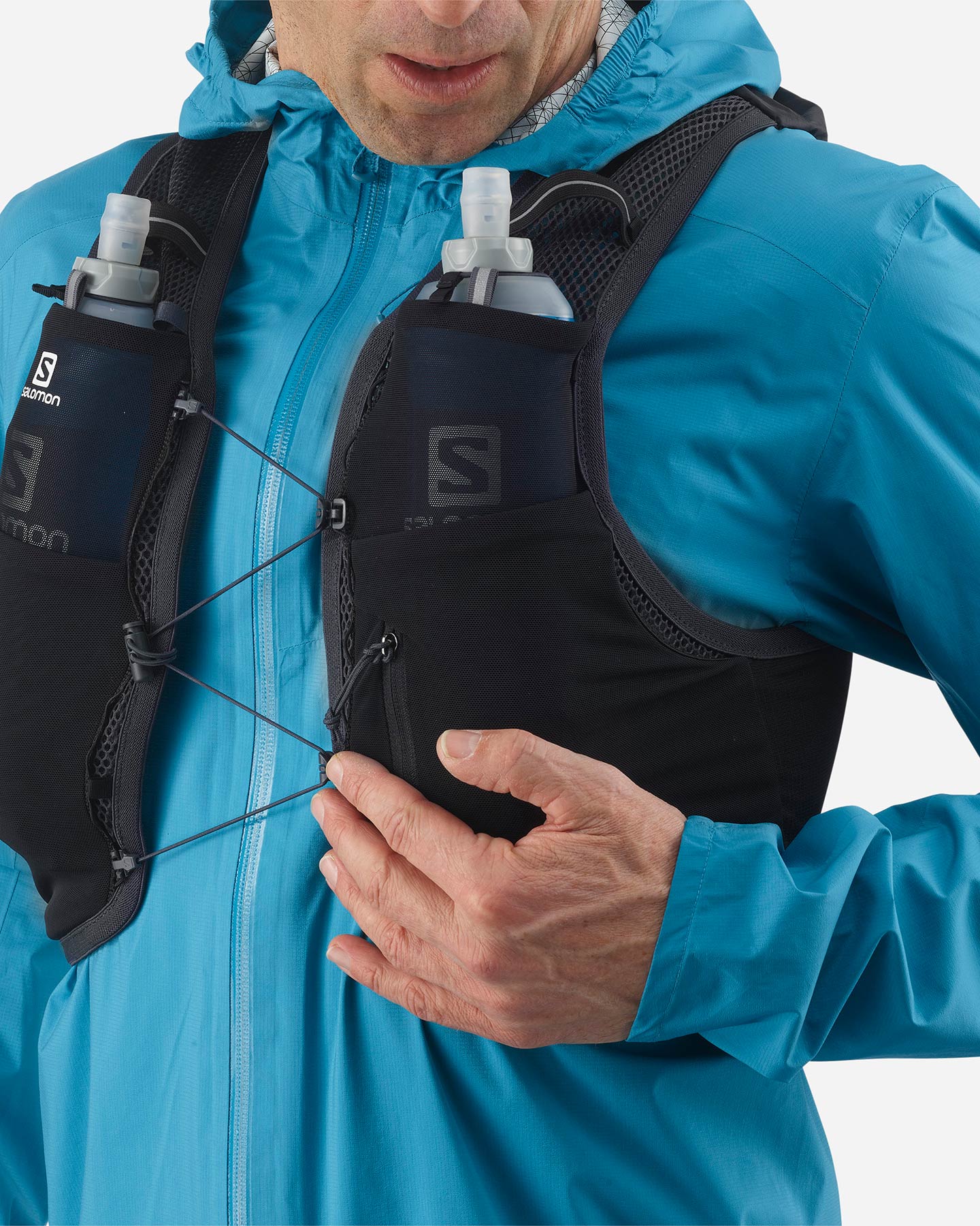 Zaino trail running SALOMON ACTIVE SKIN 8SET M - Nero - 4 | Cisalfa Sport