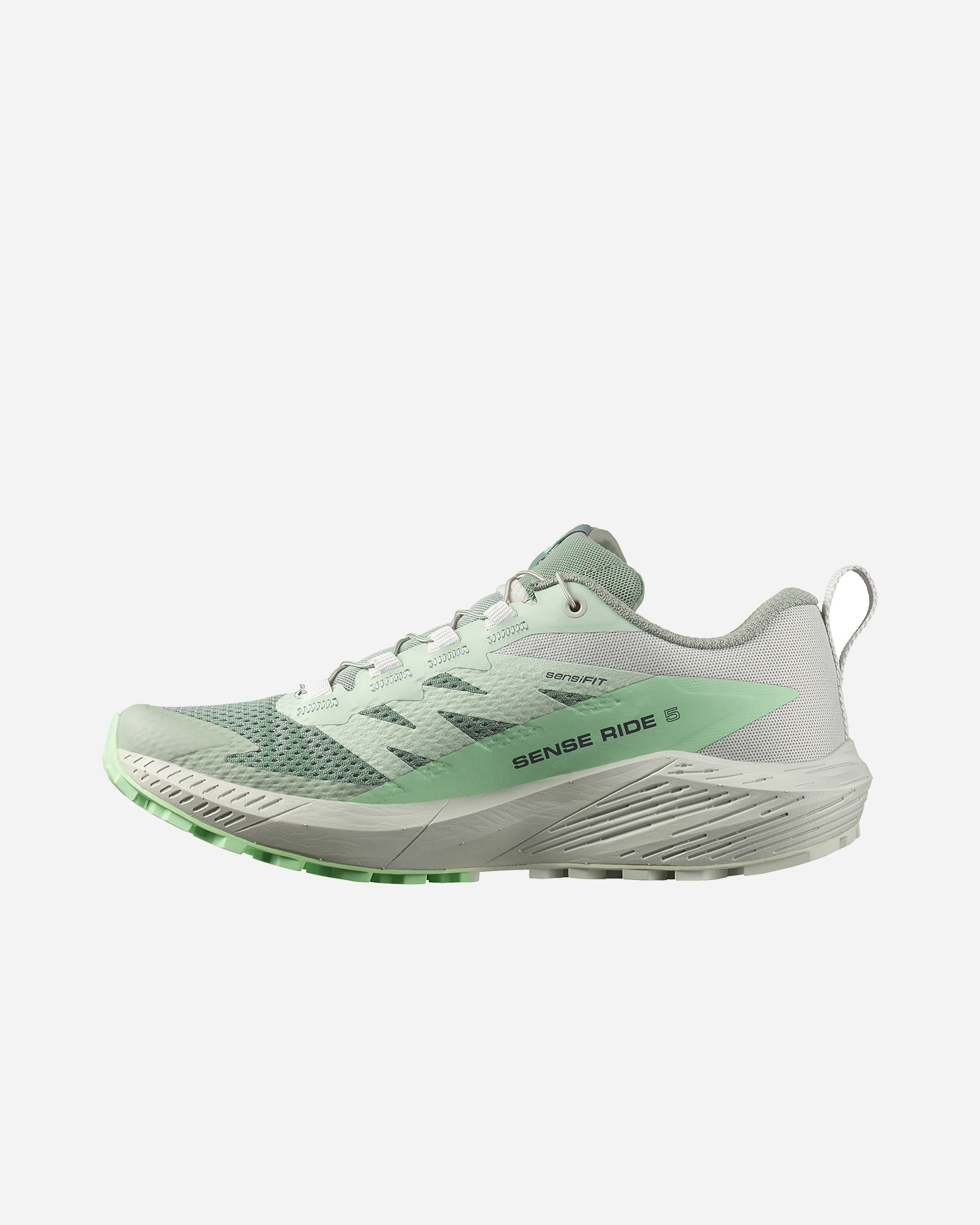Scarpe trail SALOMON SENSE RIDE 5 W - Verde - 4 | Cisalfa Sport