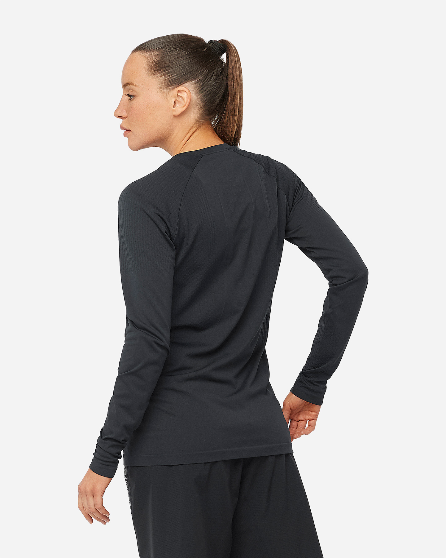 Maglia running SALOMON SENSE AERO W - Nero - 3 | Cisalfa Sport