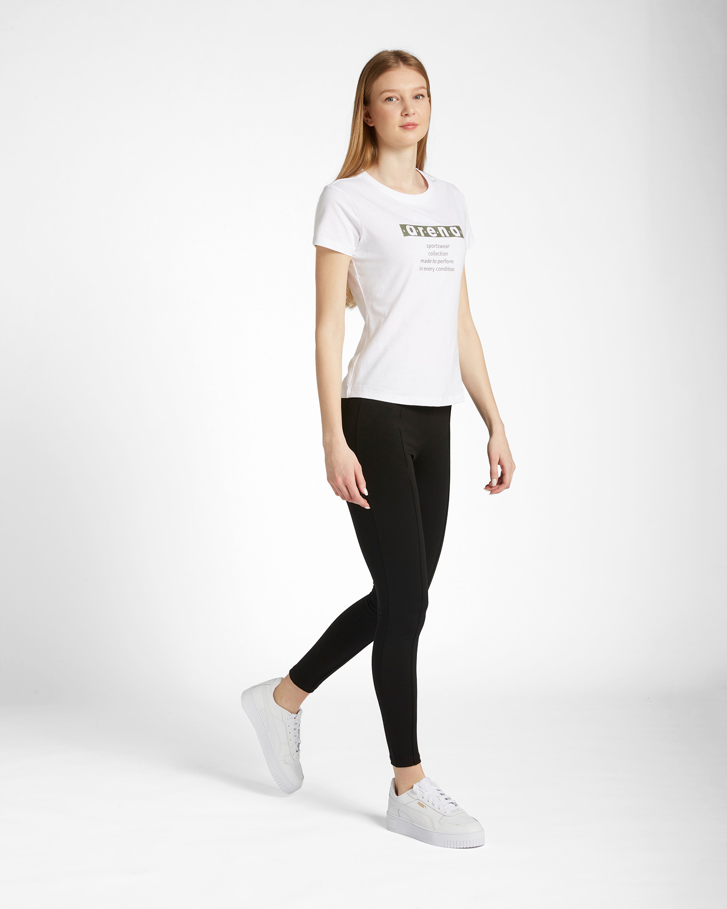 T-shirt ARENA BASIC ATHLETICS W - Bianco - 3 | Cisalfa Sport