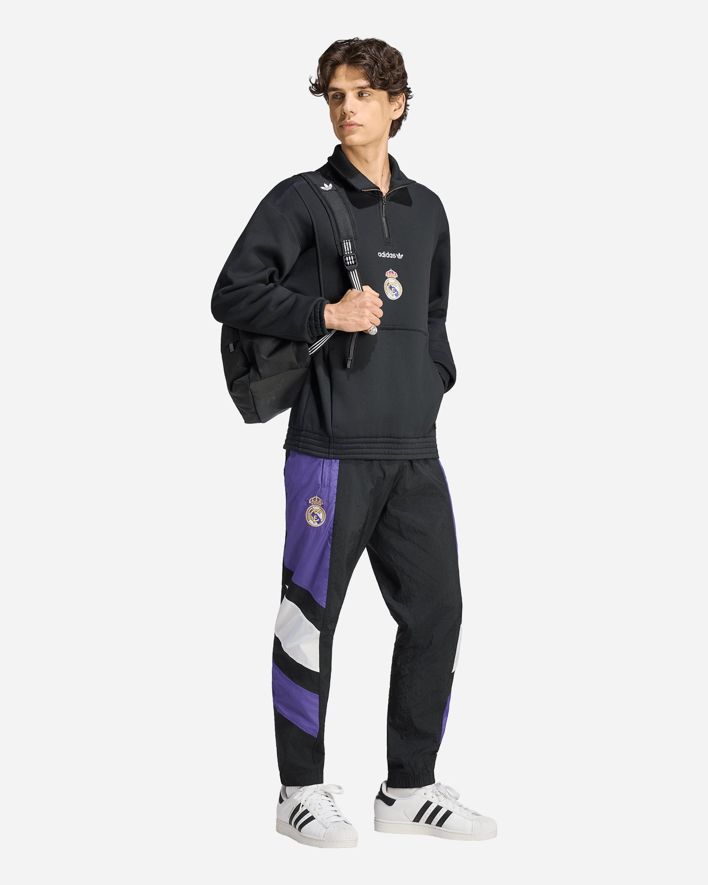 Felpa ADIDAS REAL MADRID EQT M - Nero - 3 | Cisalfa Sport