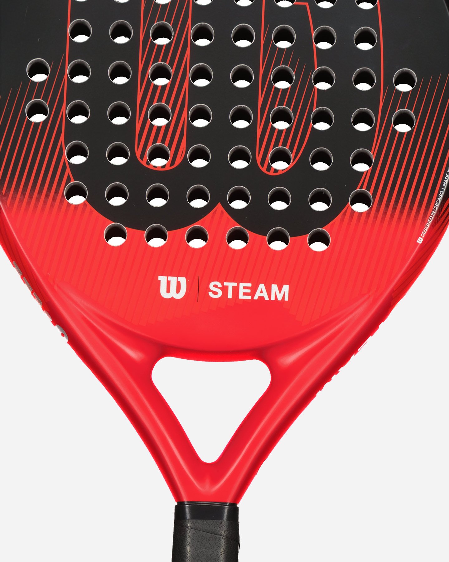 Racchetta padel intermedia WILSON STEAM PADEL  - Rosso - 3 | Cisalfa Sport