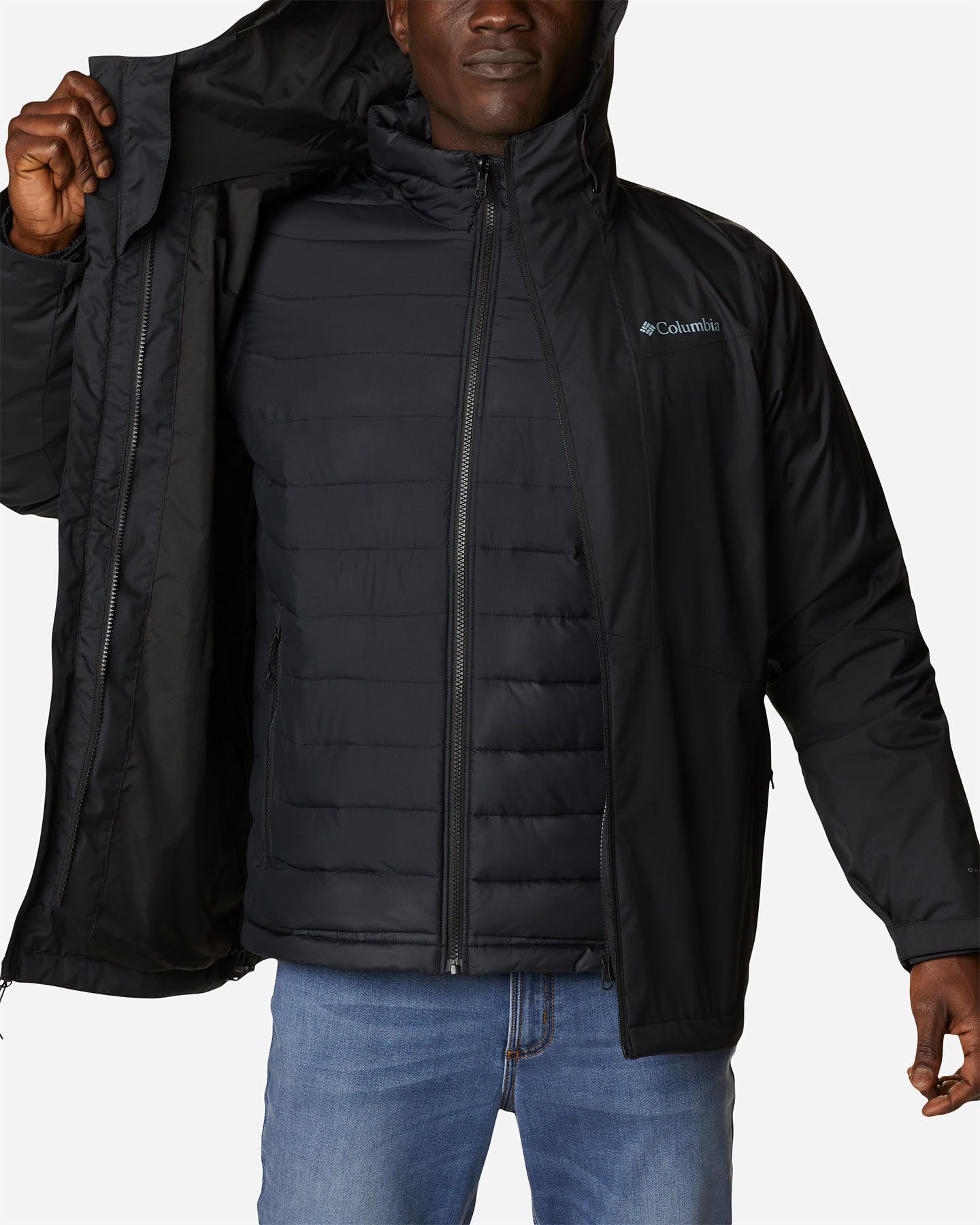 Giacca outdoor COLUMBIA WALLOVA PARK 3IN1 M - Nero - 1 | Cisalfa Sport