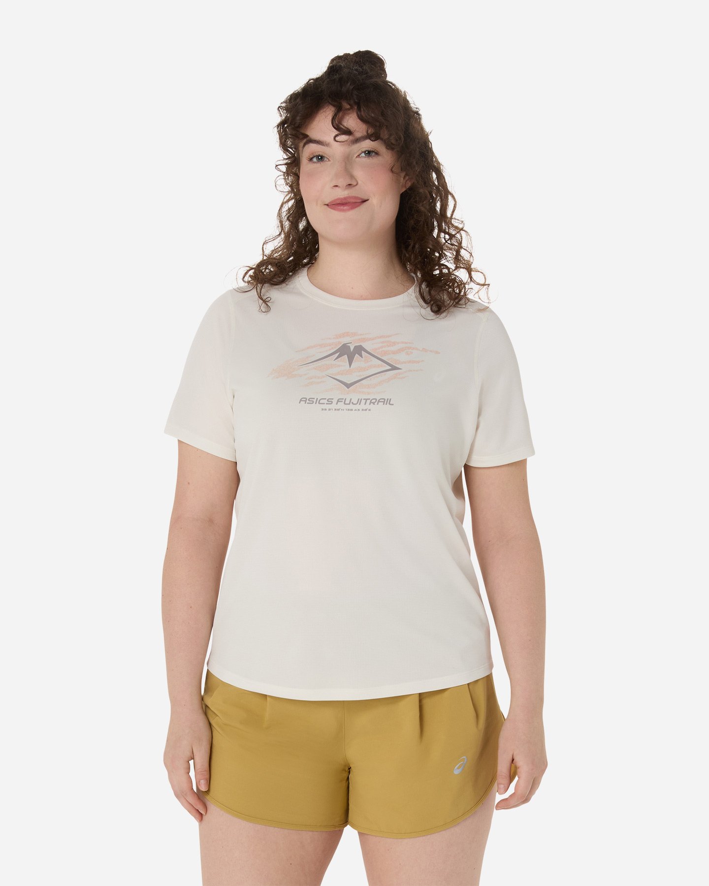 T-shirt running ASICS FUJITRAIL LOGO W - Bianco - 0 | Cisalfa Sport