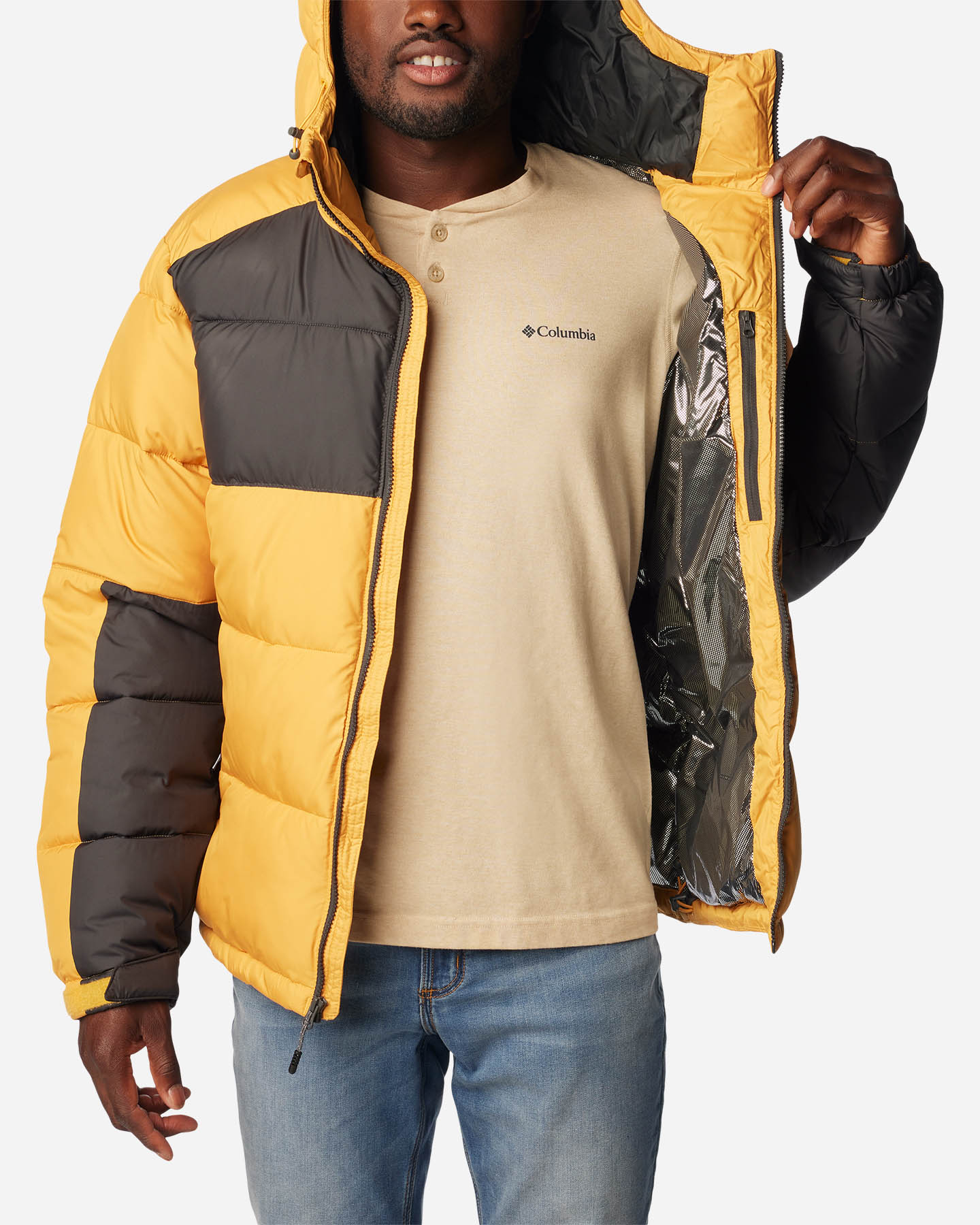 Giacca outdoor COLUMBIA PIKE LAKE II M - Giallo - 1 | Cisalfa Sport