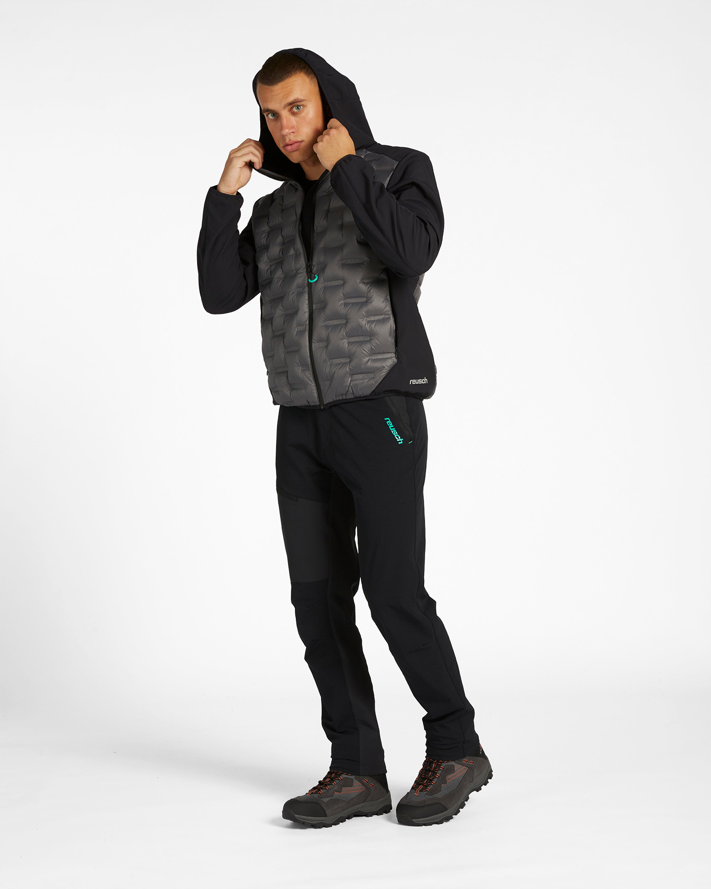 Giacca outdoor REUSCH DOWN ASPHALT HYB. PADDING M - Antracite - 1 | Cisalfa Sport