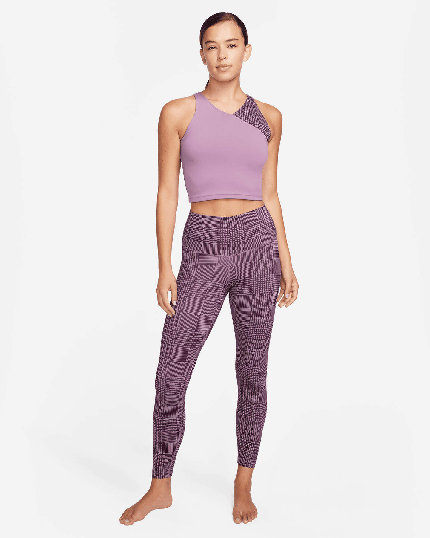 Leggings NIKE 7/8 YOGA W - Viola - 4 | Cisalfa Sport