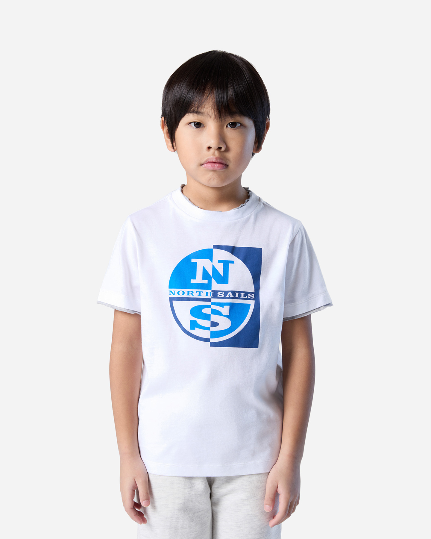 T-shirt NORTH SAILS BIG LOGO JR - Bianco - 1 | Cisalfa Sport