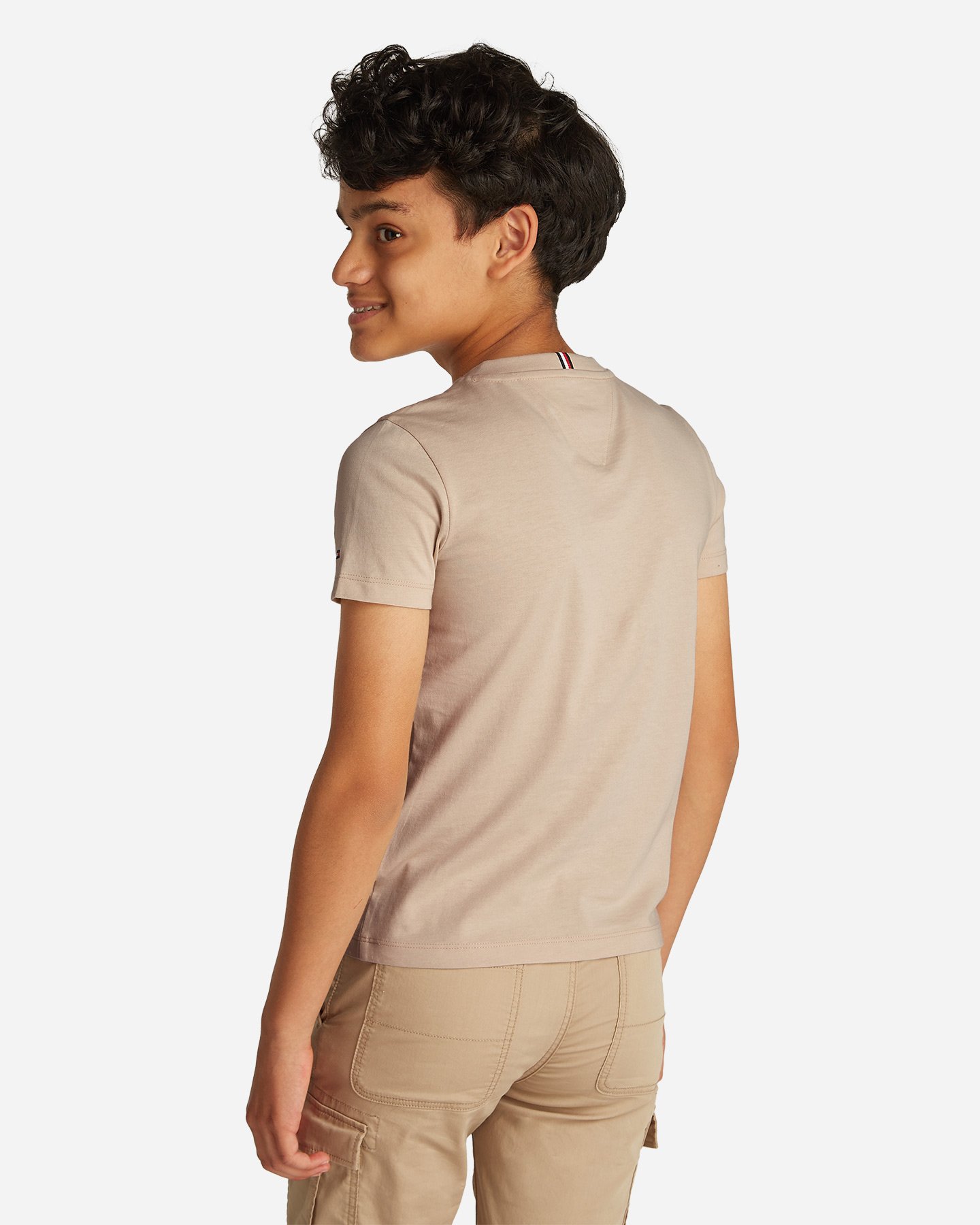 T-shirt TOMMY HILFIGER MINI LOGO JR - Beige - 3 | Cisalfa Sport
