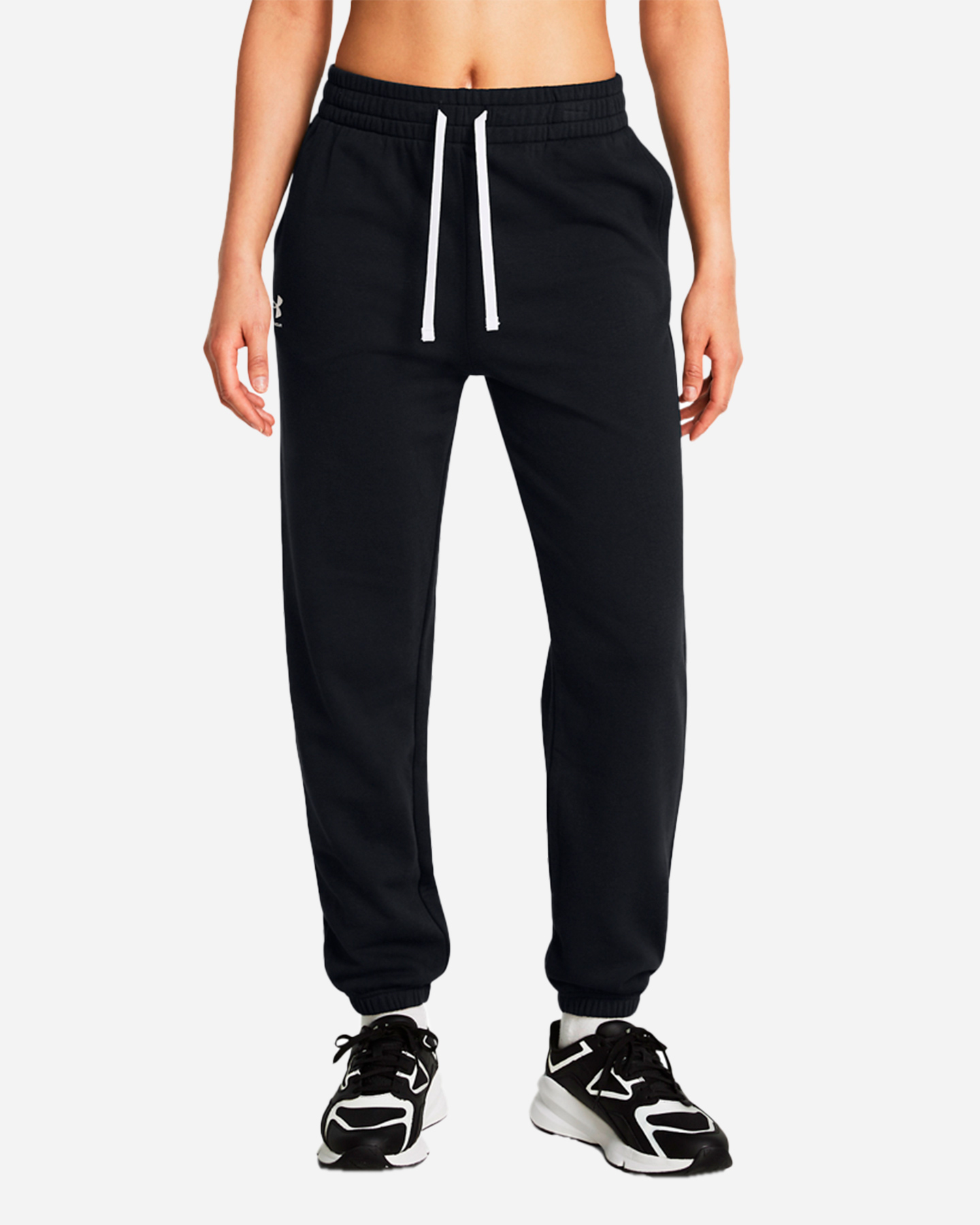 Pantalone UNDER ARMOUR BASIC W - Nero - 2 | Cisalfa Sport