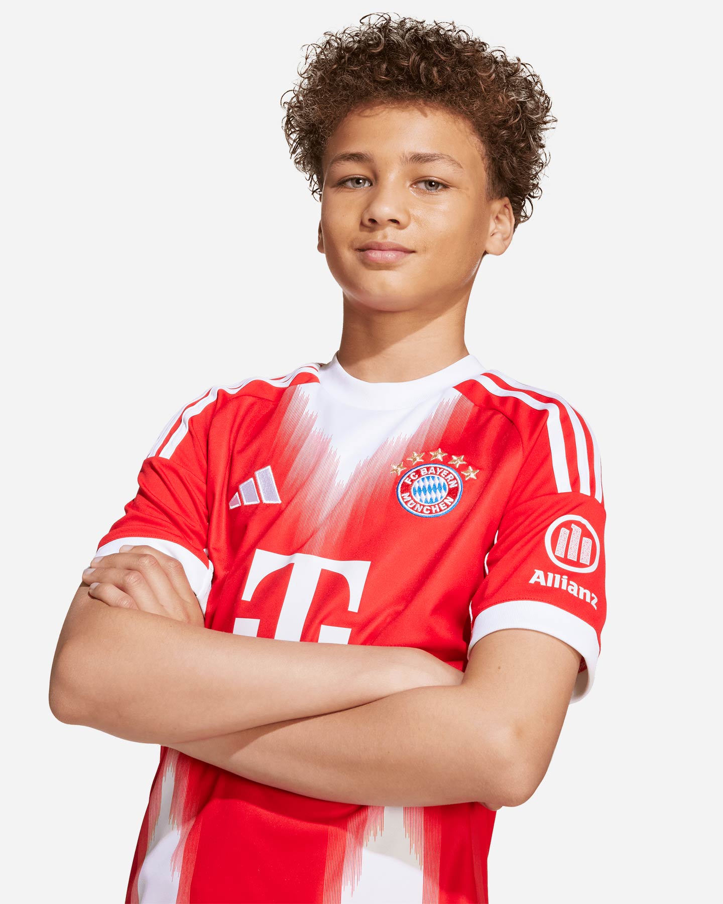 Maglia calcio ufficiale ADIDAS BAYERN MONACO HOME 25-26 JR - Rosso - 4 | Cisalfa Sport