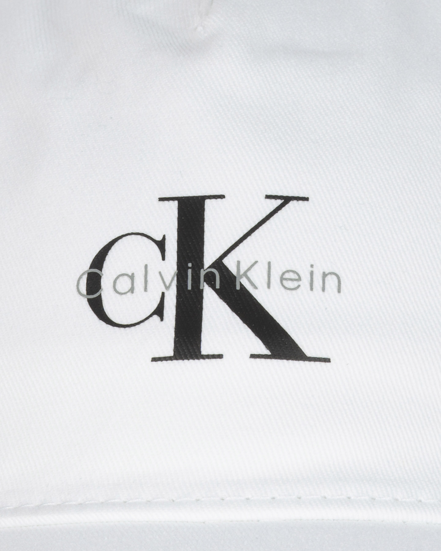 Cappellino CALVIN KLEIN JEANS MONOLOGO PRINTED M - Bianco - 2 | Cisalfa Sport