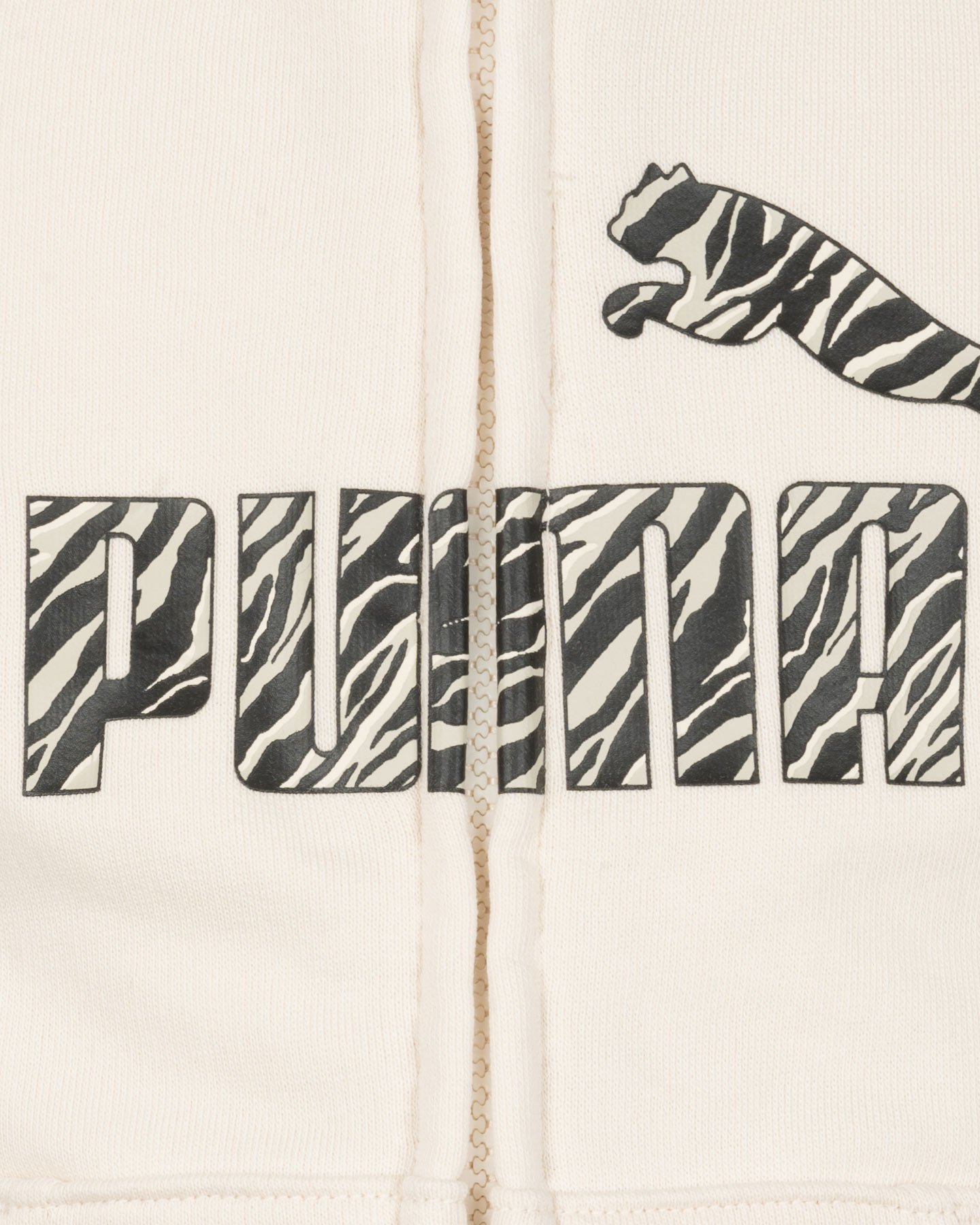 Felpa PUMA TIGER JR - Beige - 2 | Cisalfa Sport