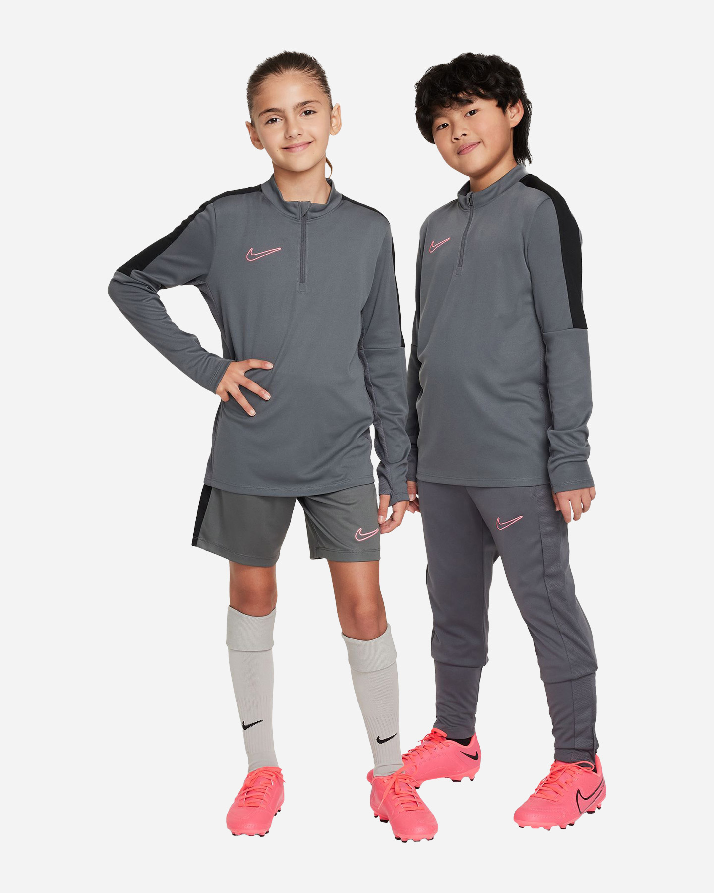 Maglia calcio NIKE DRI FIT ACADEMY 23 BIG JR - Grigio - 4 | Cisalfa Sport