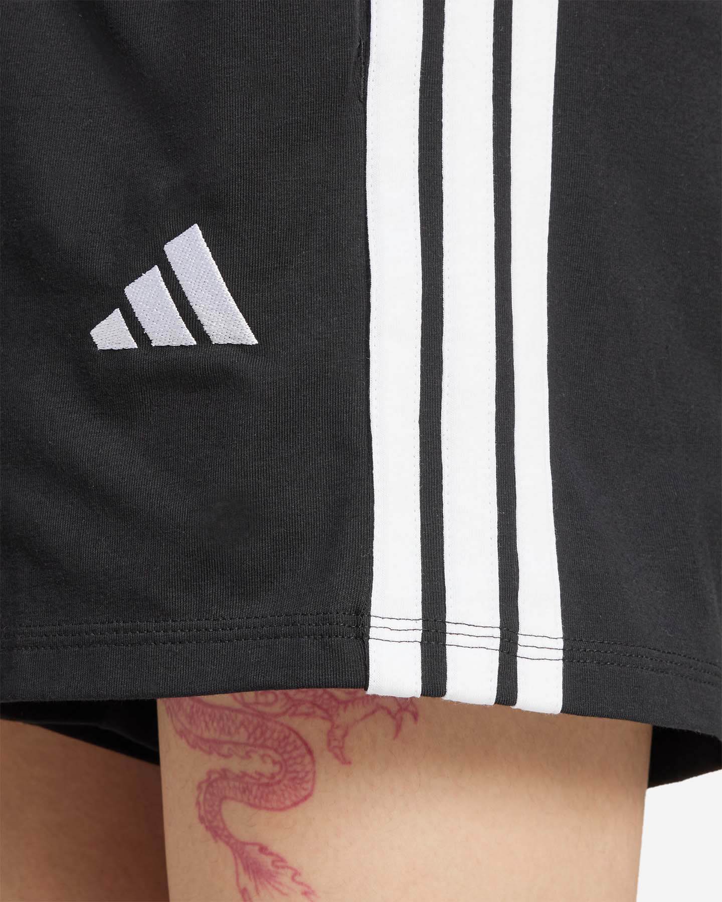 Pantaloncini ADIDAS 3STRIPES W - Nero - 5 | Cisalfa Sport