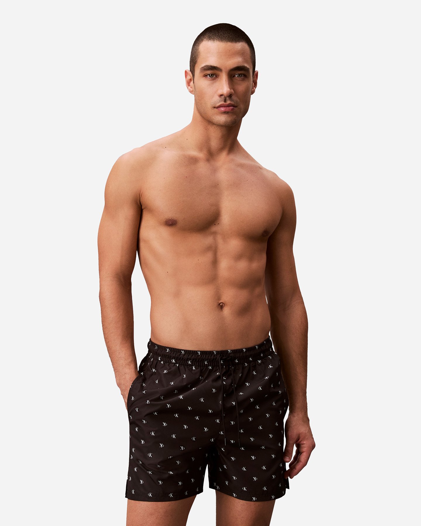 Boxer mare CALVIN KLEIN JEANS ALLOVER M - Nero - 1 | Cisalfa Sport