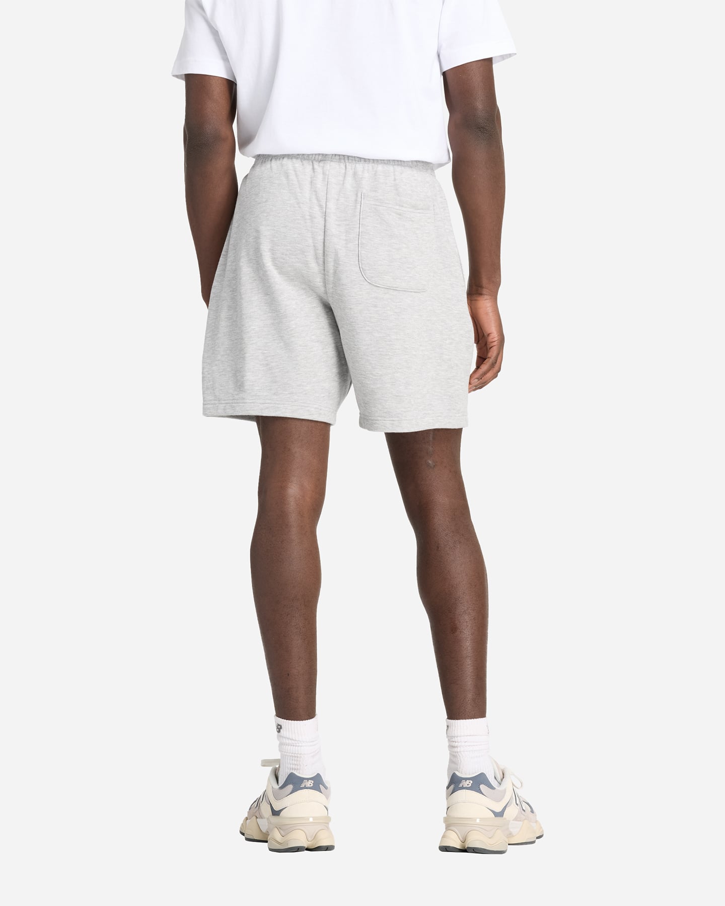 Pantaloncini NEW BALANCE ESSENTIAL SMALL LOGO M - Grigio - 2 | Cisalfa Sport