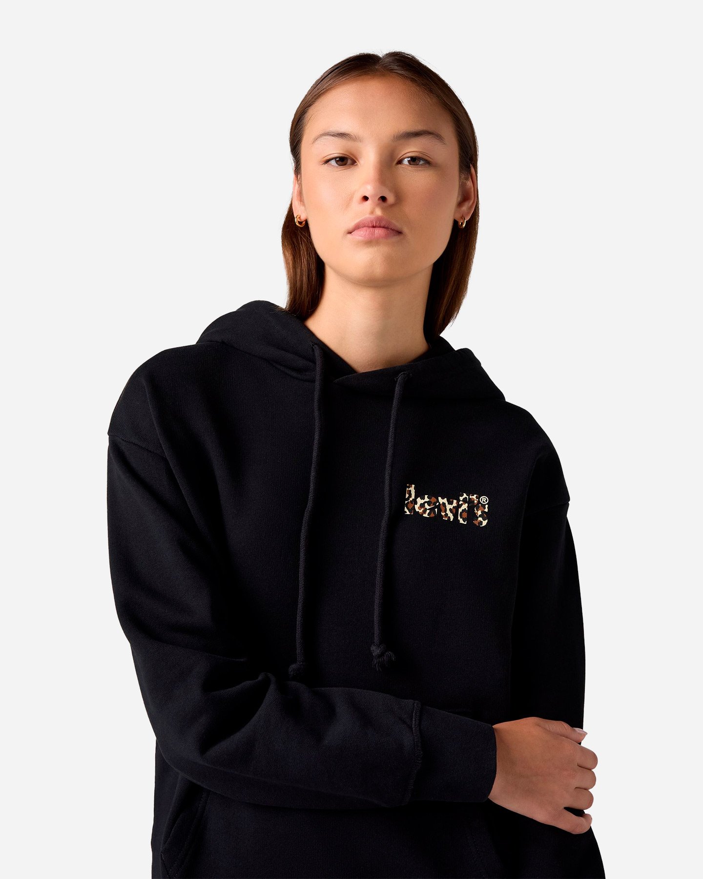 Felpa LEVI'S LOGO CHEST W - Nero - 3 | Cisalfa Sport