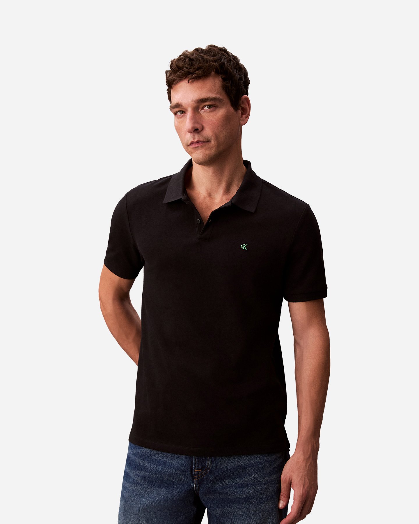 Polo CALVIN KLEIN JEANS SMALL LOGO M - Nero - 1 | Cisalfa Sport