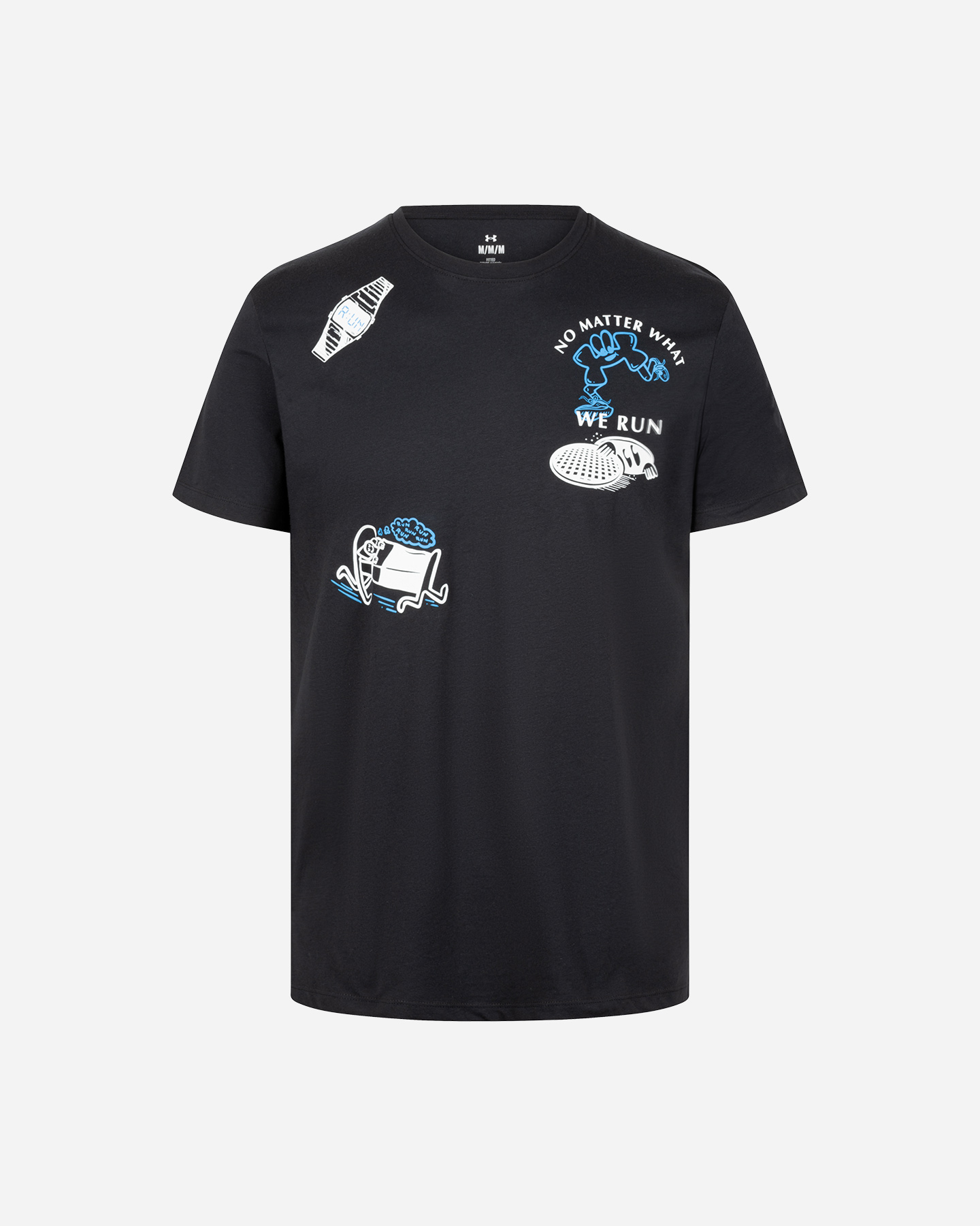 T-shirt running UNDER ARMOUR WE RUN M - Nero - 0 | Cisalfa Sport