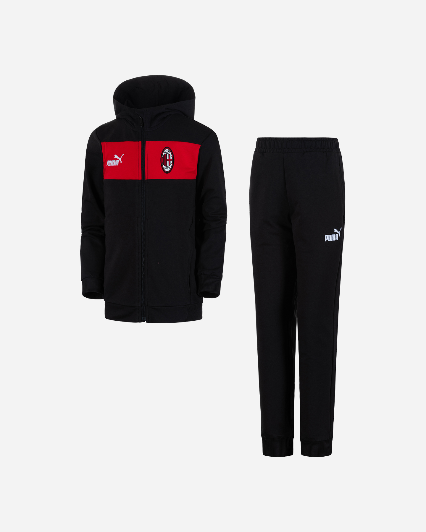 Tuta calcio ufficiale PUMA MILAN FAN 23-24 JR - Nero - 0 | Cisalfa Sport