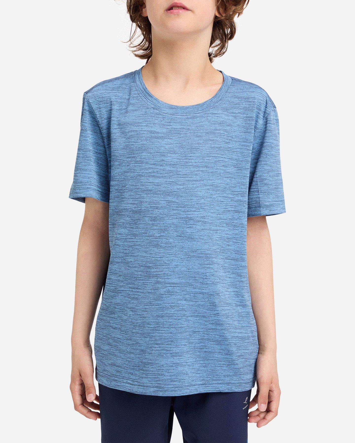 T-shirt ENERGETICS MELANGE JR - Blu - 1 | Cisalfa Sport
