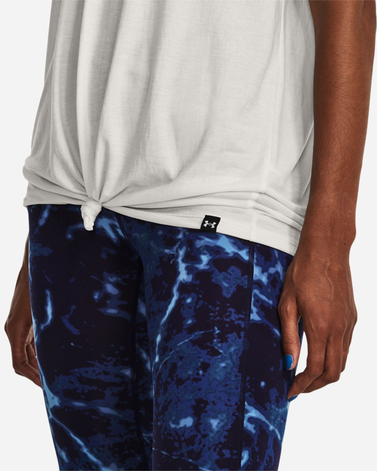 T-shirt training UNDER ARMOUR THE ROCK W - Bianco - 5 | Cisalfa Sport