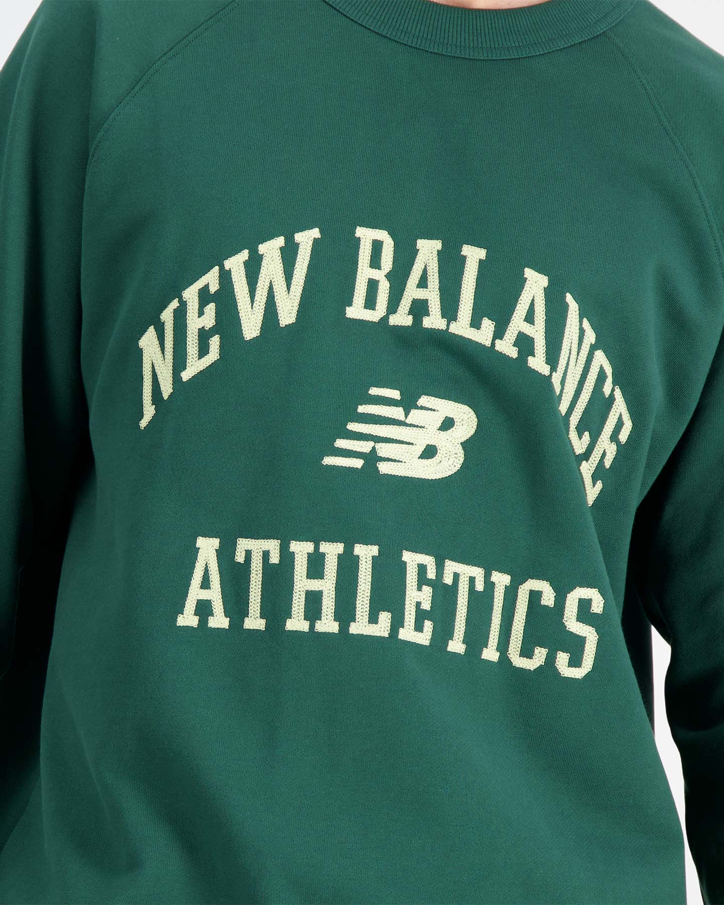 Felpa NEW BALANCE CREW VARSITY M - Verde - 3 | Cisalfa Sport