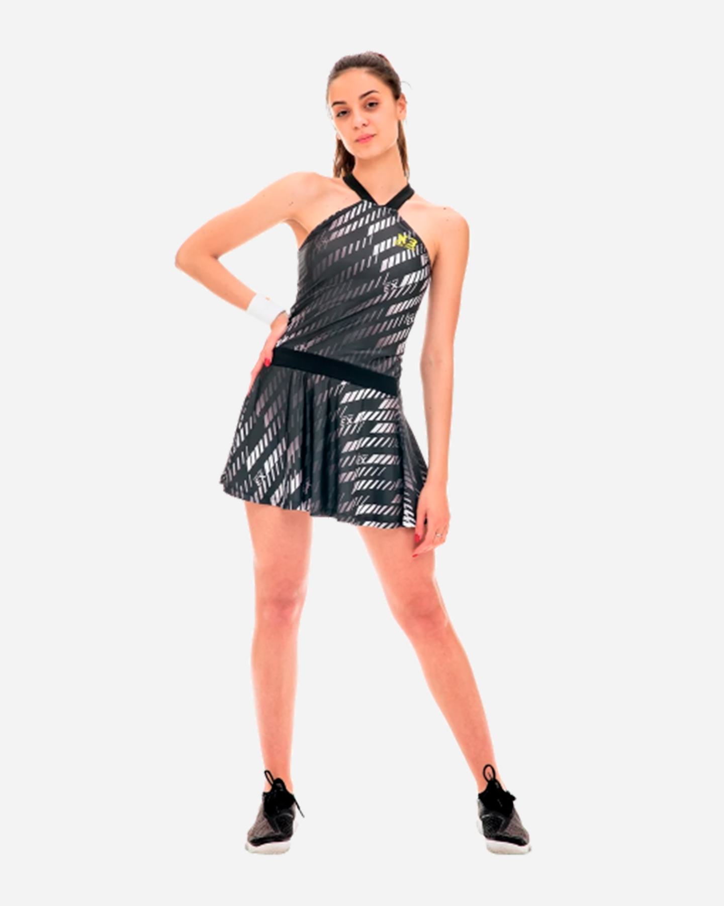 Abbigliamento tennis X3 POR TRES AUSTRIA W - Nero - 2 | Cisalfa Sport