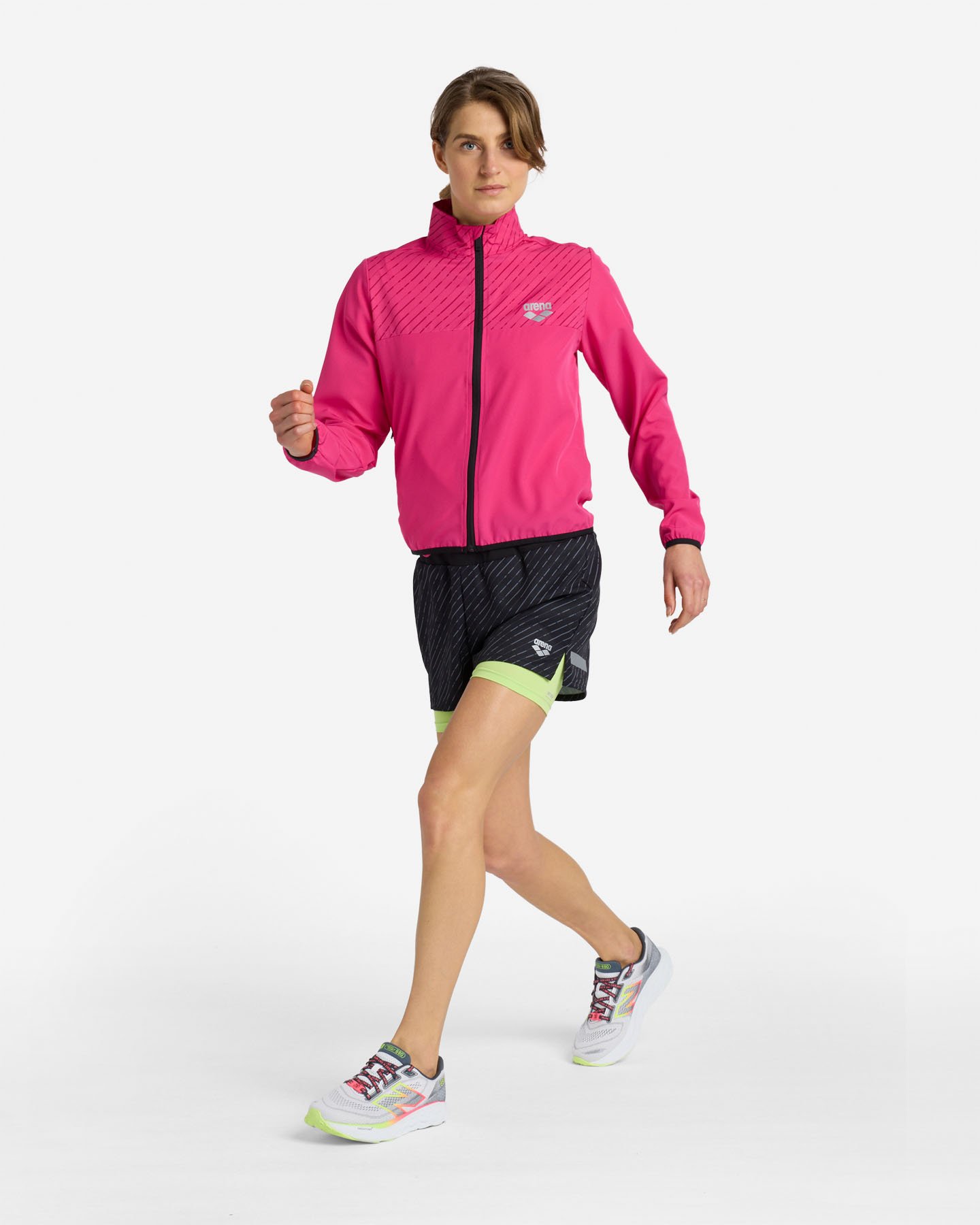 Giacca running ARENA ATHLETIC RUN W - Nero - 4 | Cisalfa Sport