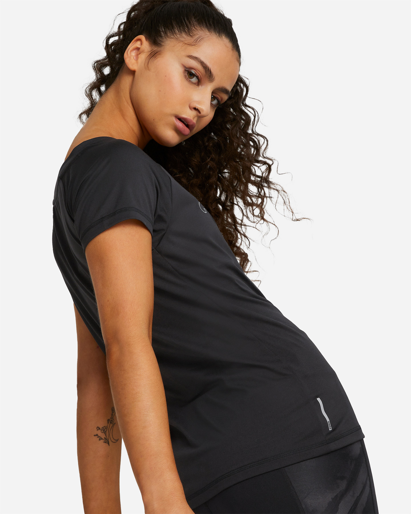 T-shirt training PUMA BIG LOGO W - Nero - 3 | Cisalfa Sport