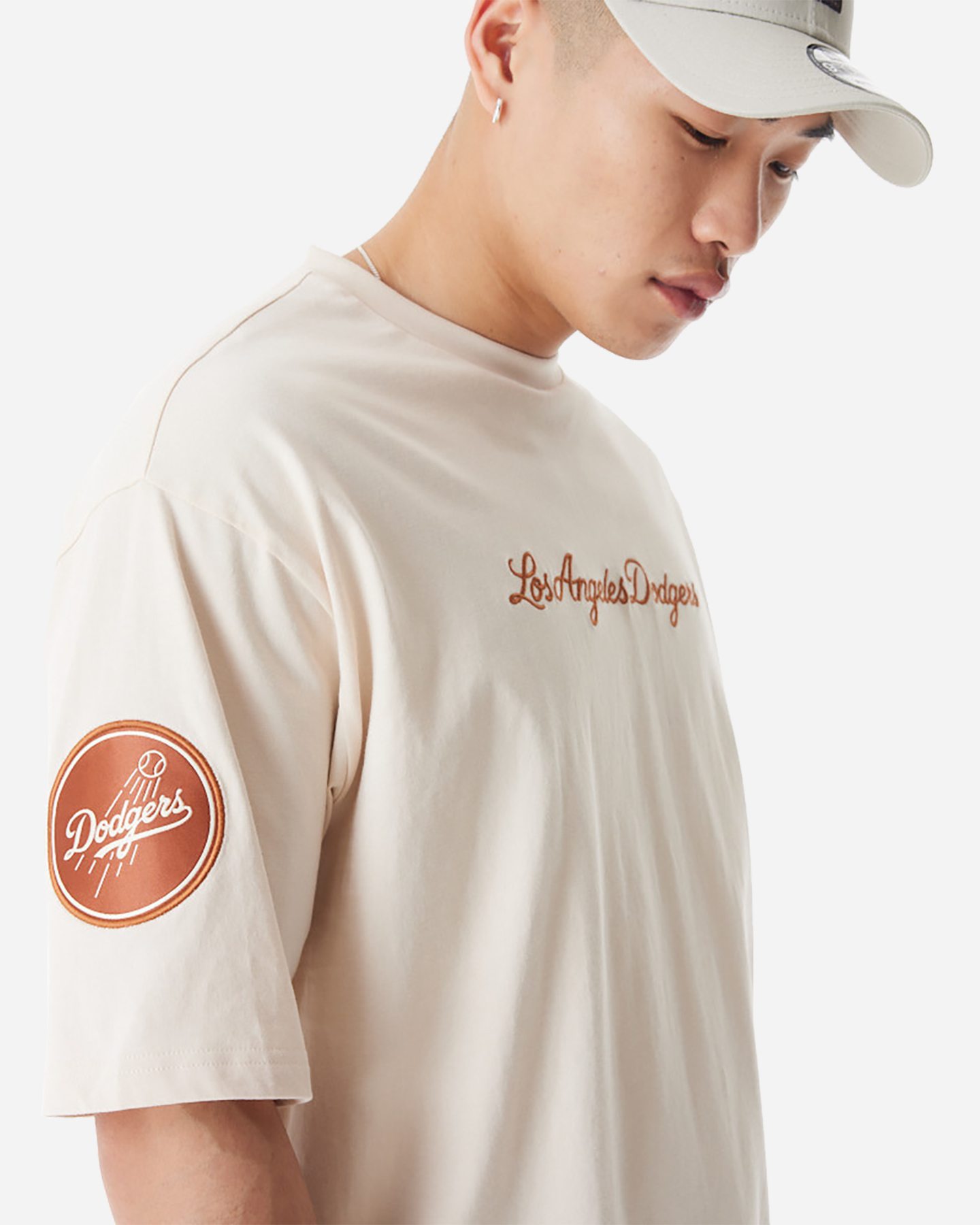 T-shirt NEW ERA MLB TARTAN INFILL LOS ANGELES DODGERS M - Beige - 5 | Cisalfa Sport