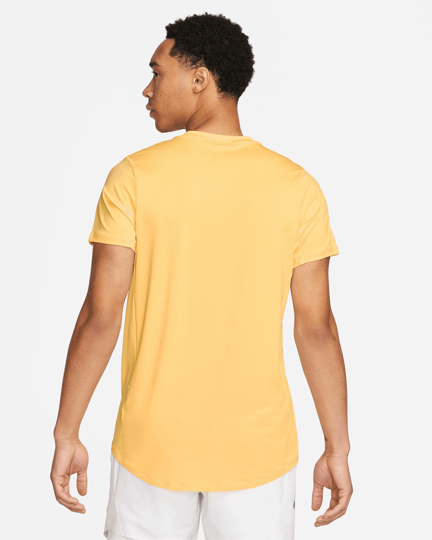 T-shirt tennis NIKE DRI FIT ADVANTAGE M - Giallo - 1 | Cisalfa Sport