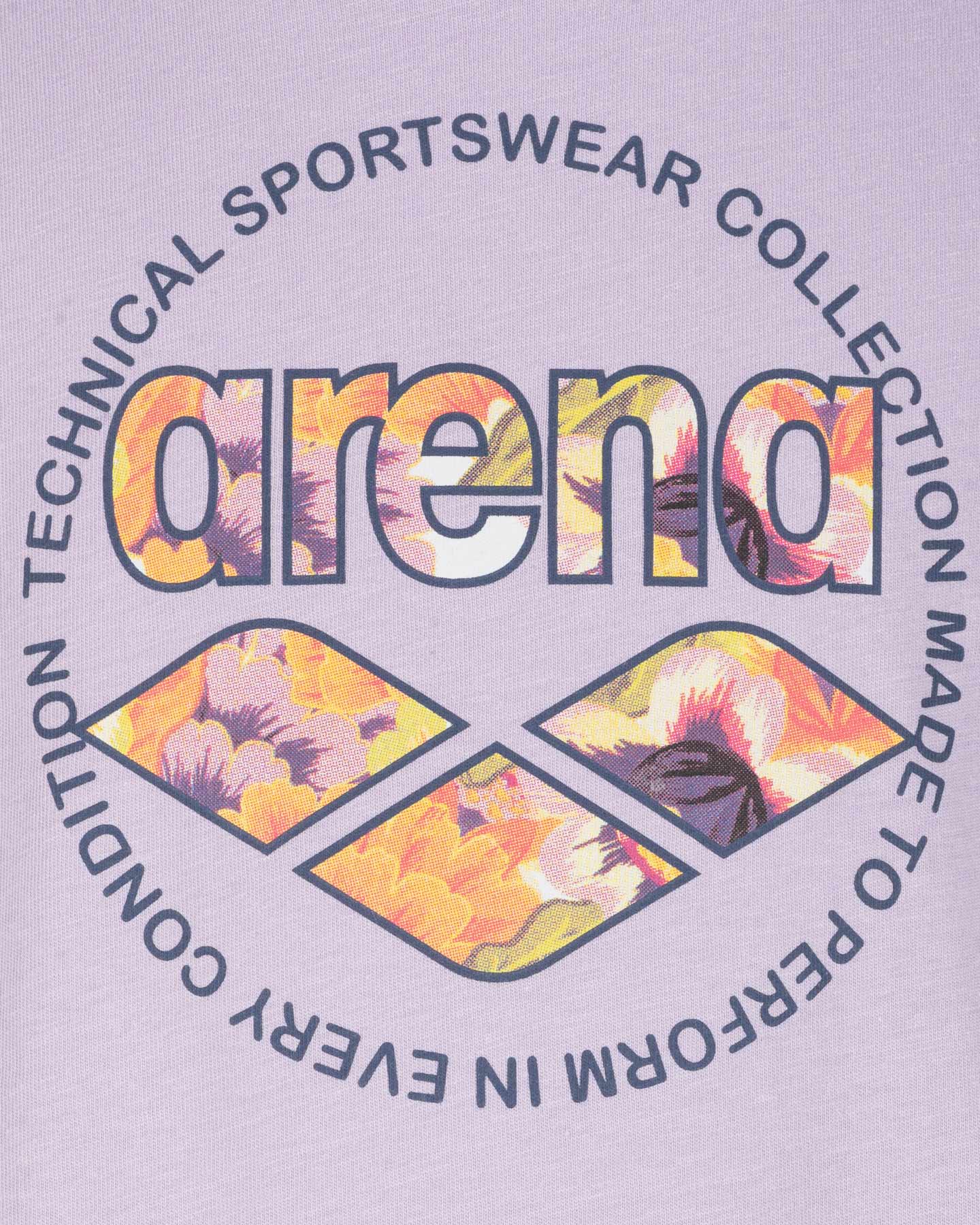 T-shirt ARENA MAXI LOGO JR - Viola - 2 | Cisalfa Sport