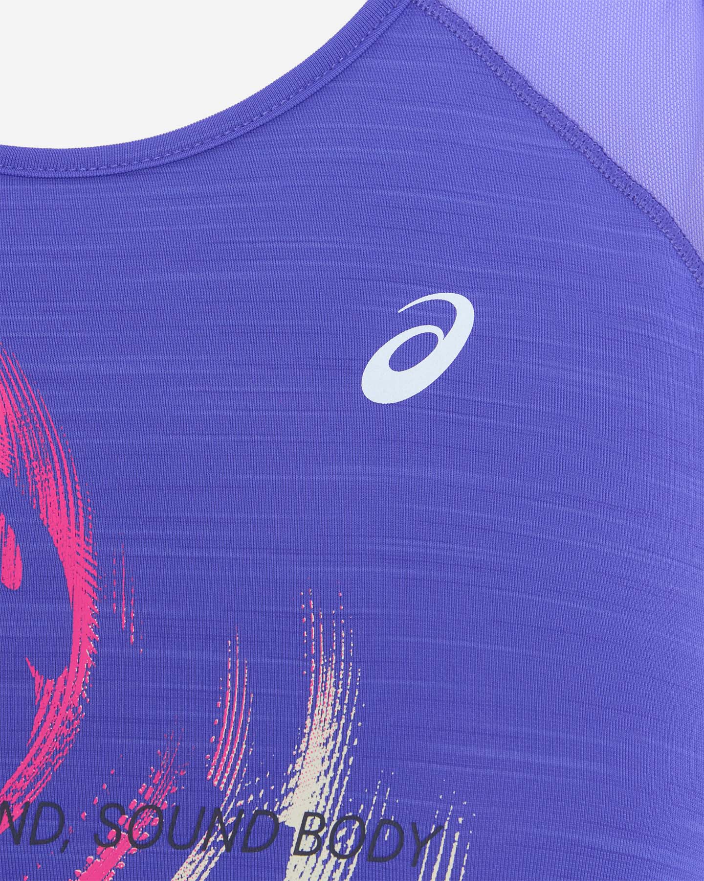 Canotta running ASICS ROAD GRAPHIC W - Blu - 2 | Cisalfa Sport